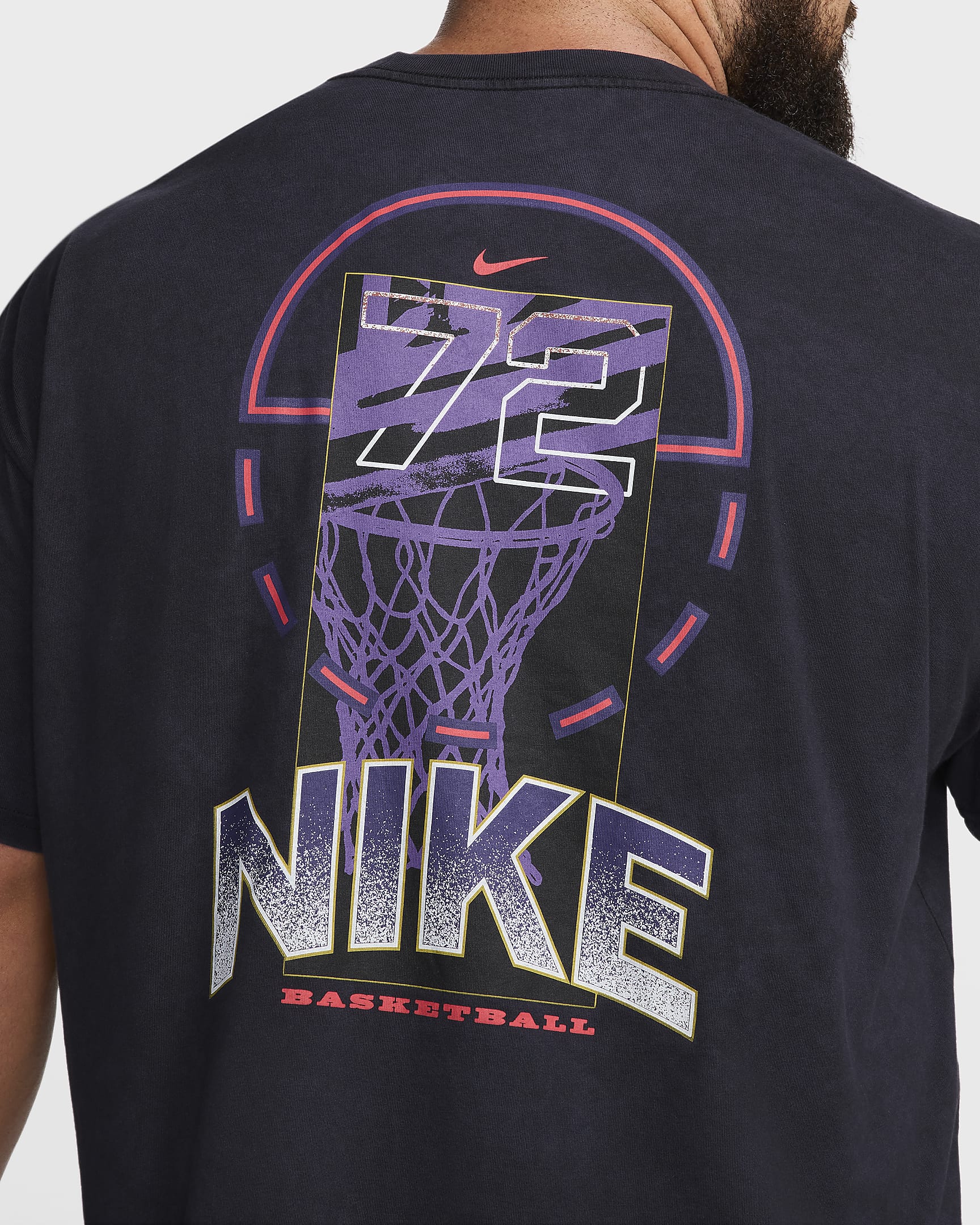 Nike Men's Max90 Basketball T-Shirt - Black