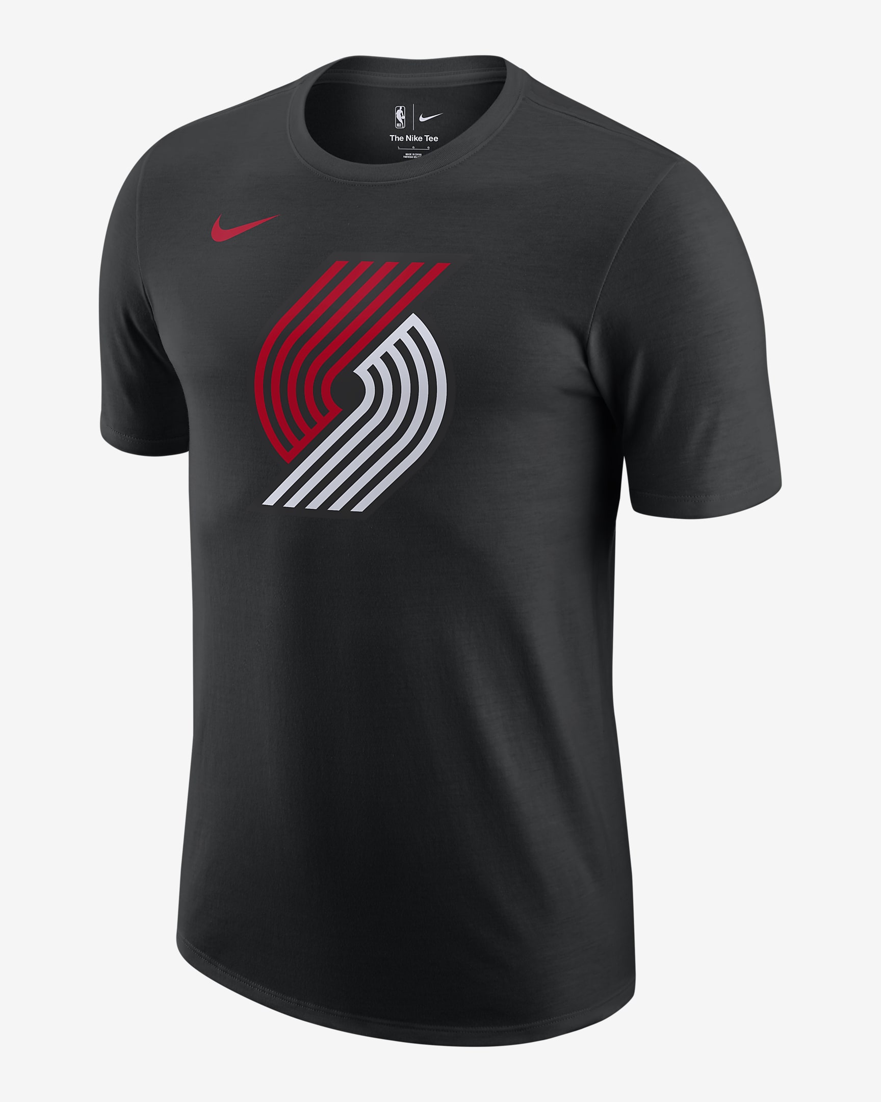 Portland Trail Blazers Essential Playera Nike de la NBA para hombre - Negro