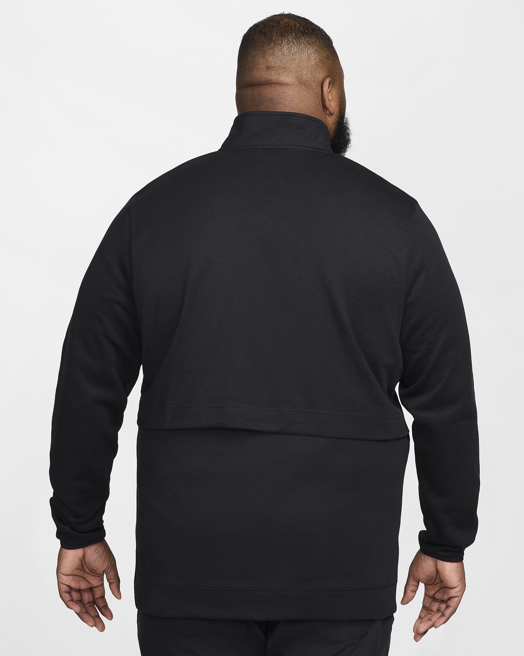 Haut de golf à demi-zip Nike Tour pour homme - Noir/Blanc