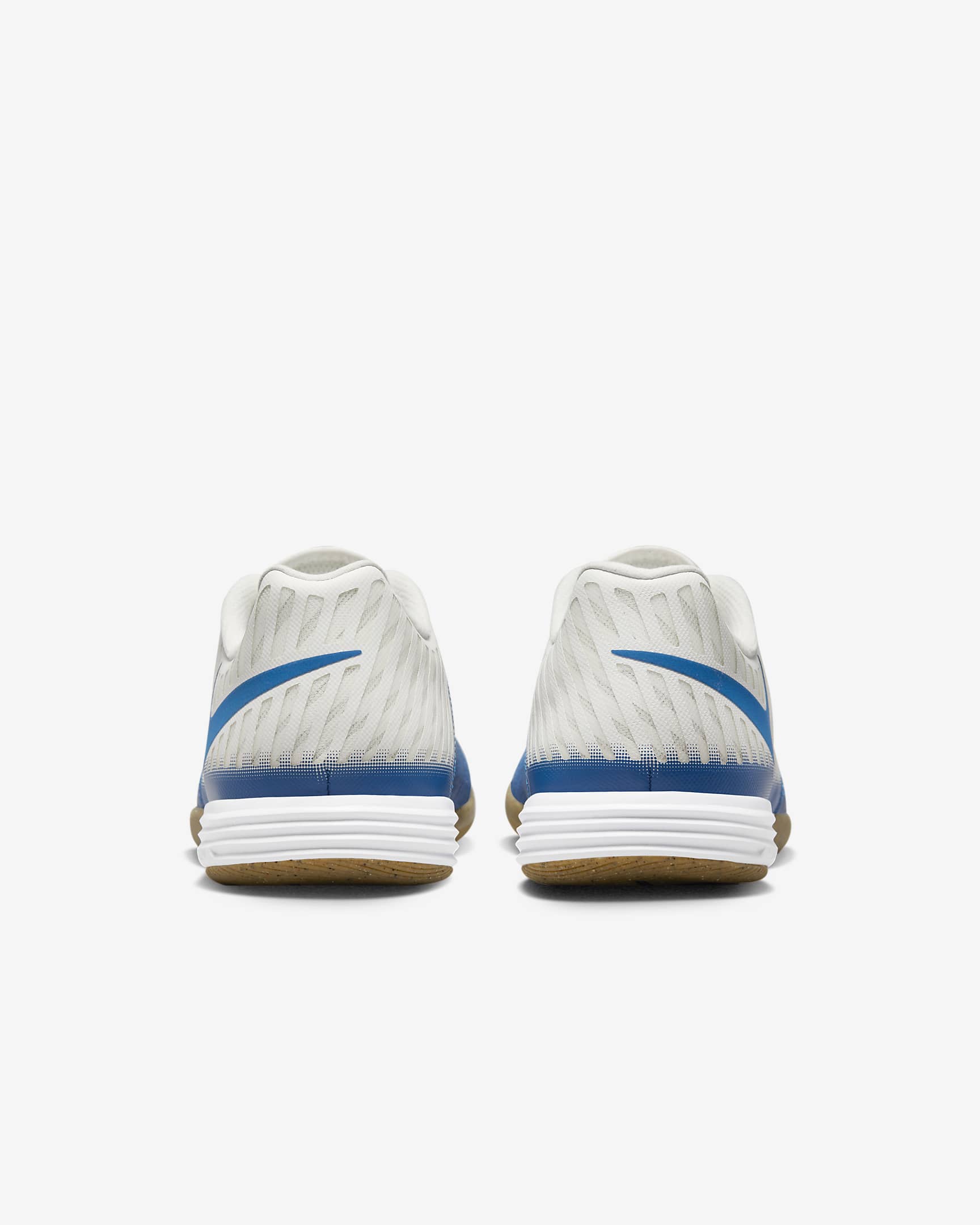 Nike Lunar Gato II Indoor Court Low-Top Football Shoes - Sail/White/Gum Light Brown/Blue Jay