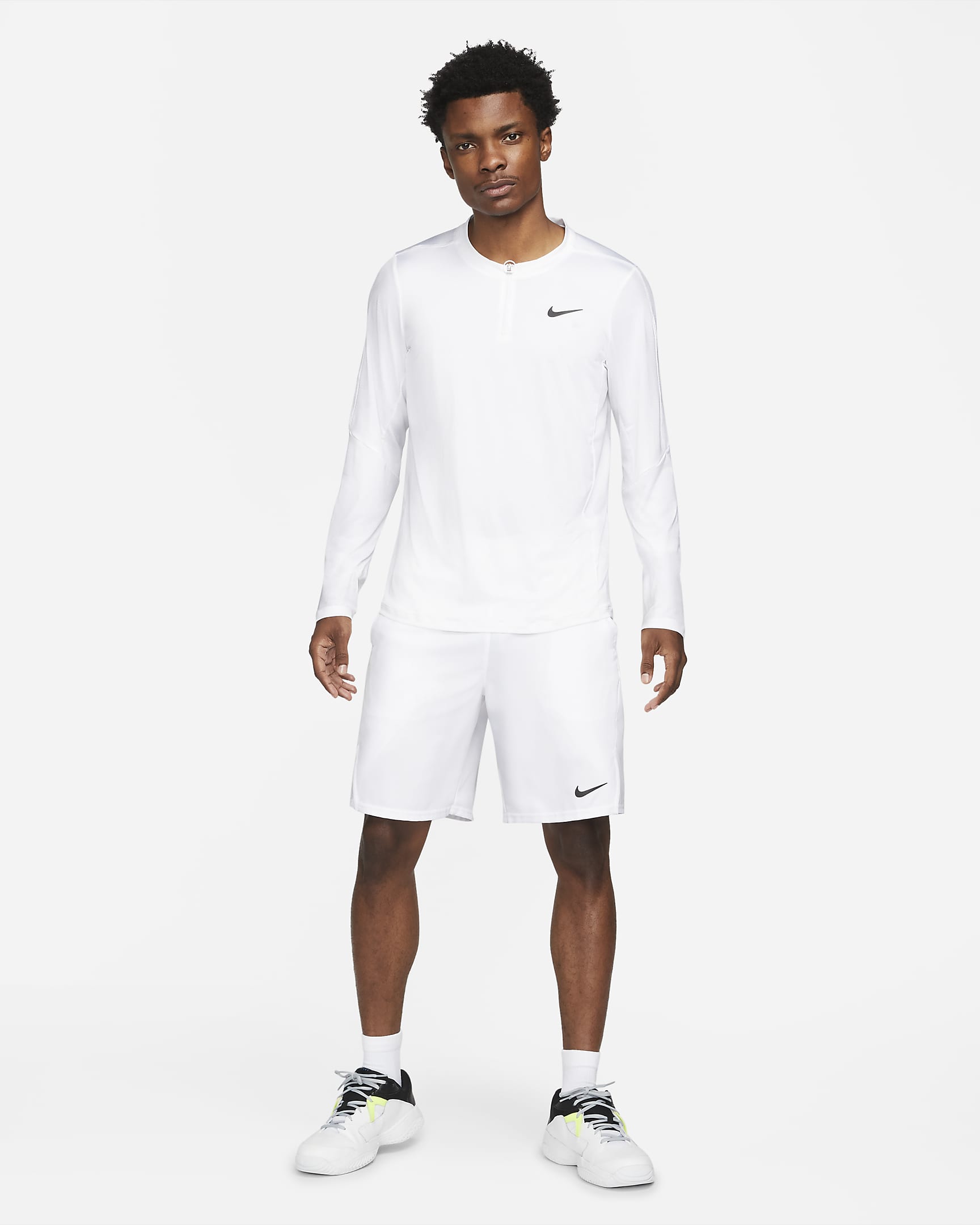 NikeCourt DriFIT Advantage Men's HalfZip Tennis Top. Nike HU