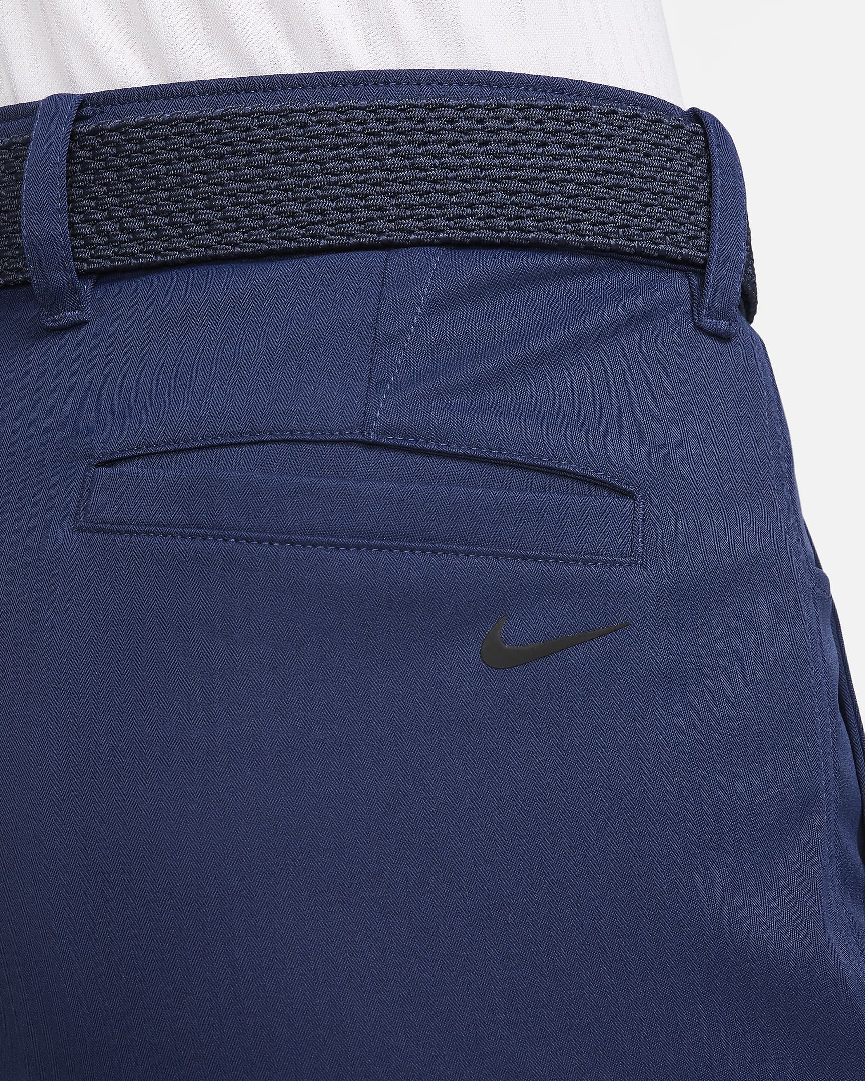 Nike Tour Repel Men's Chino Slim Golf Trousers - Midnight Navy/Black