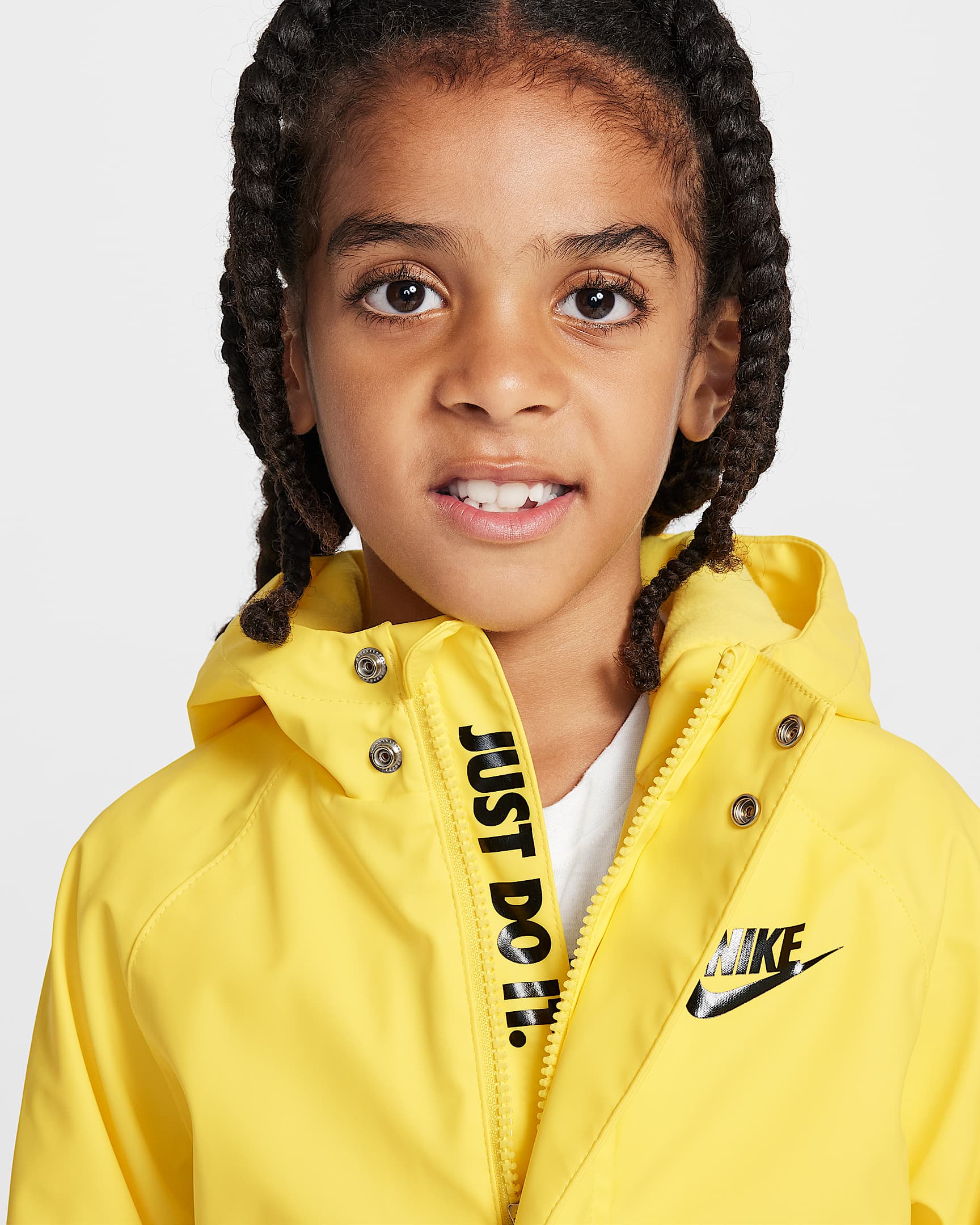 Chamarra impermeable para niños talla pequeña Nike - Amarillo opti