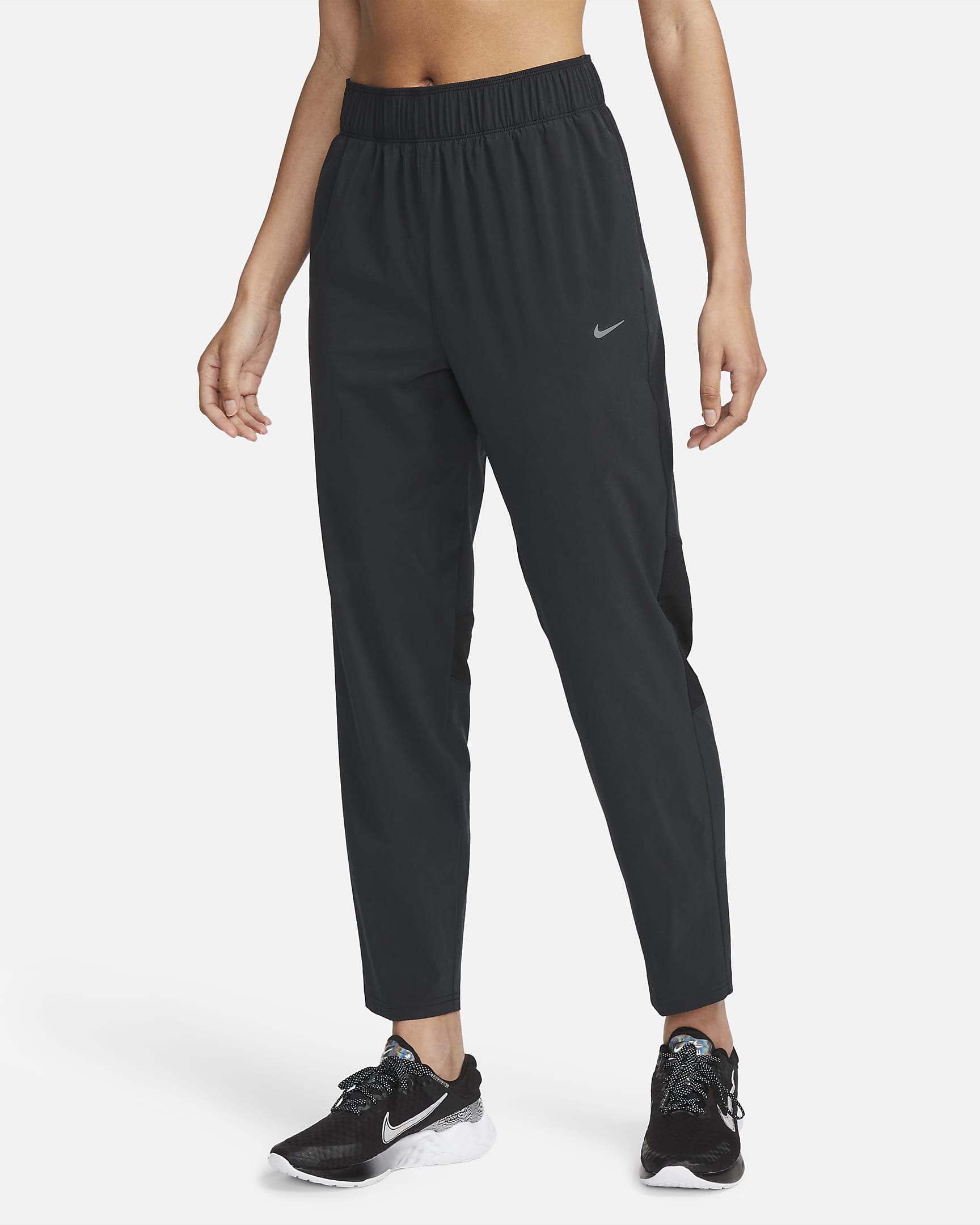 Nike Dri-FIT Fast Women's Mid-Rise 7/8 Running Trousers - Black
