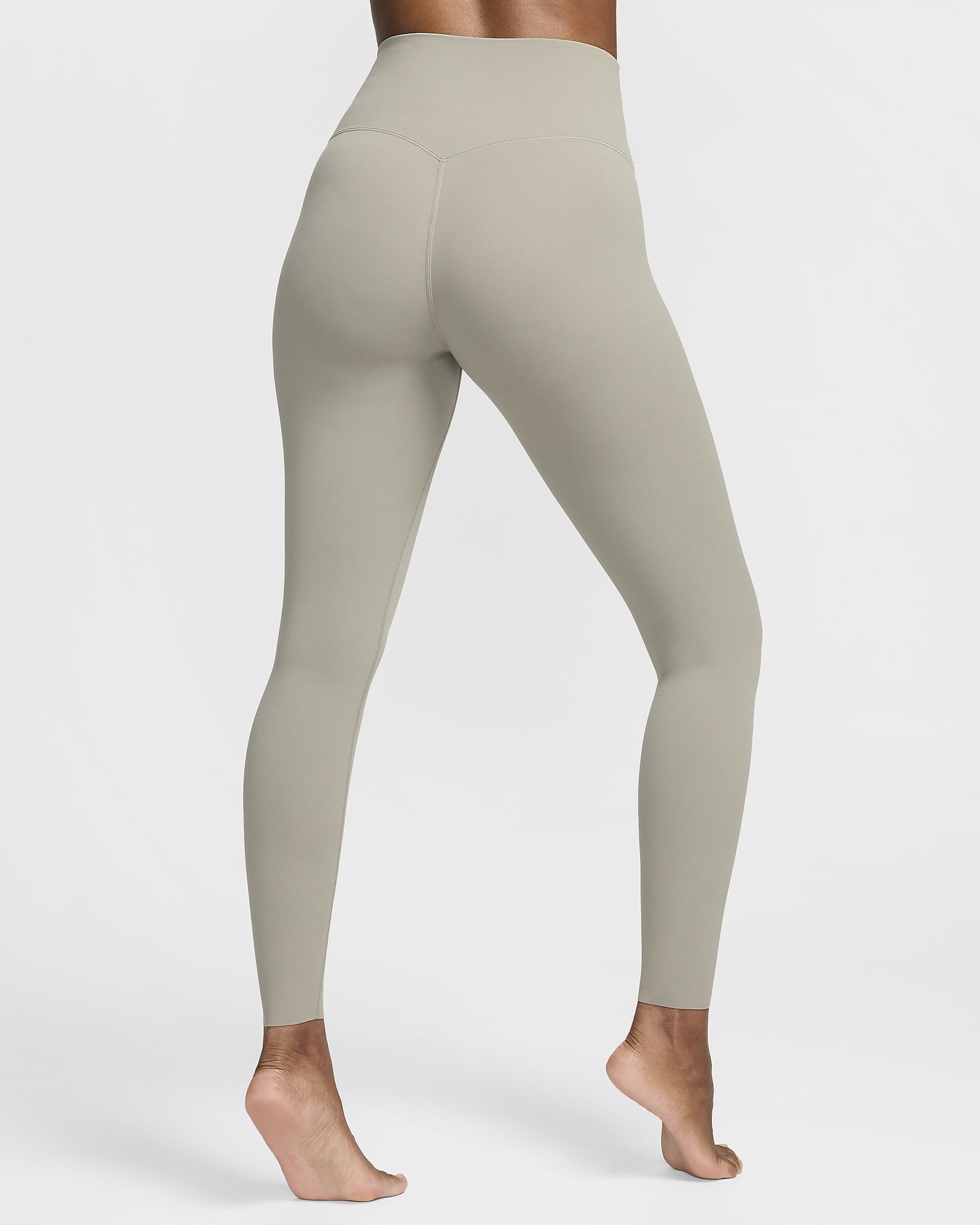 Legging taille haute à maintien léger et coupe longue Nike Zenvy pour femme - Light Army/Noir