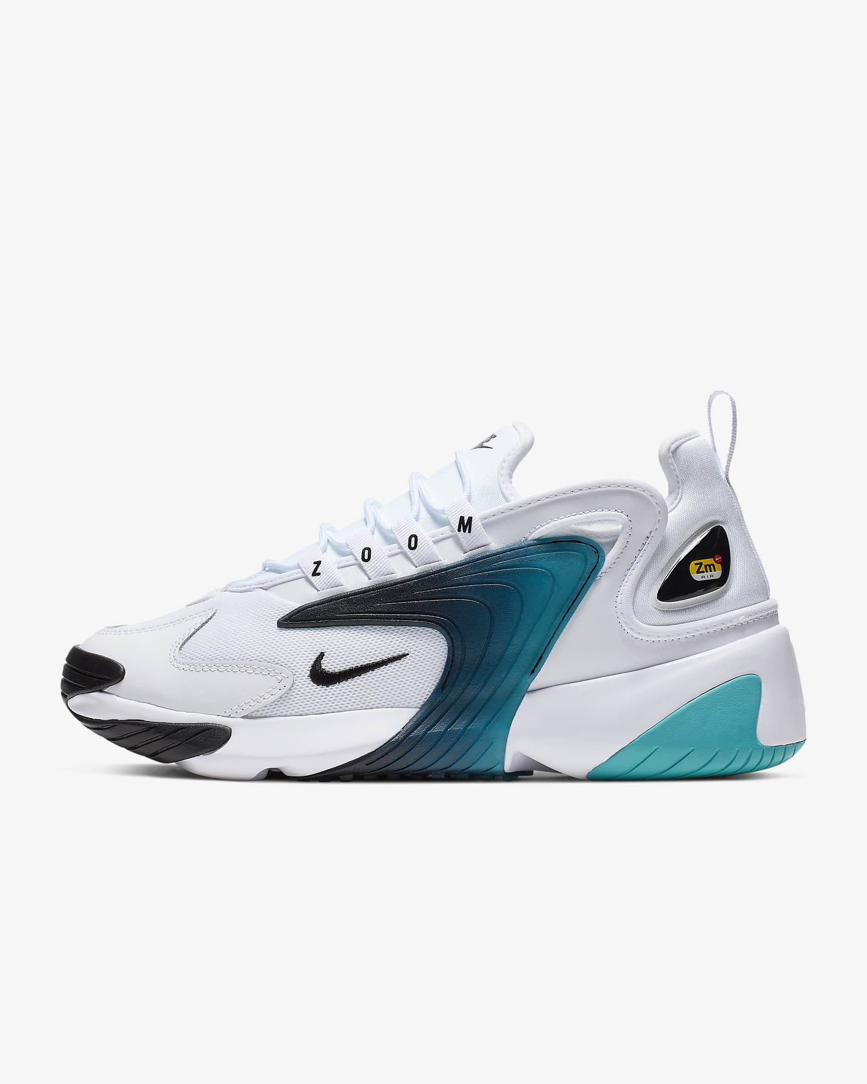 Nike Zoom 2K Men's Shoes - White/Teal Nebula/Black