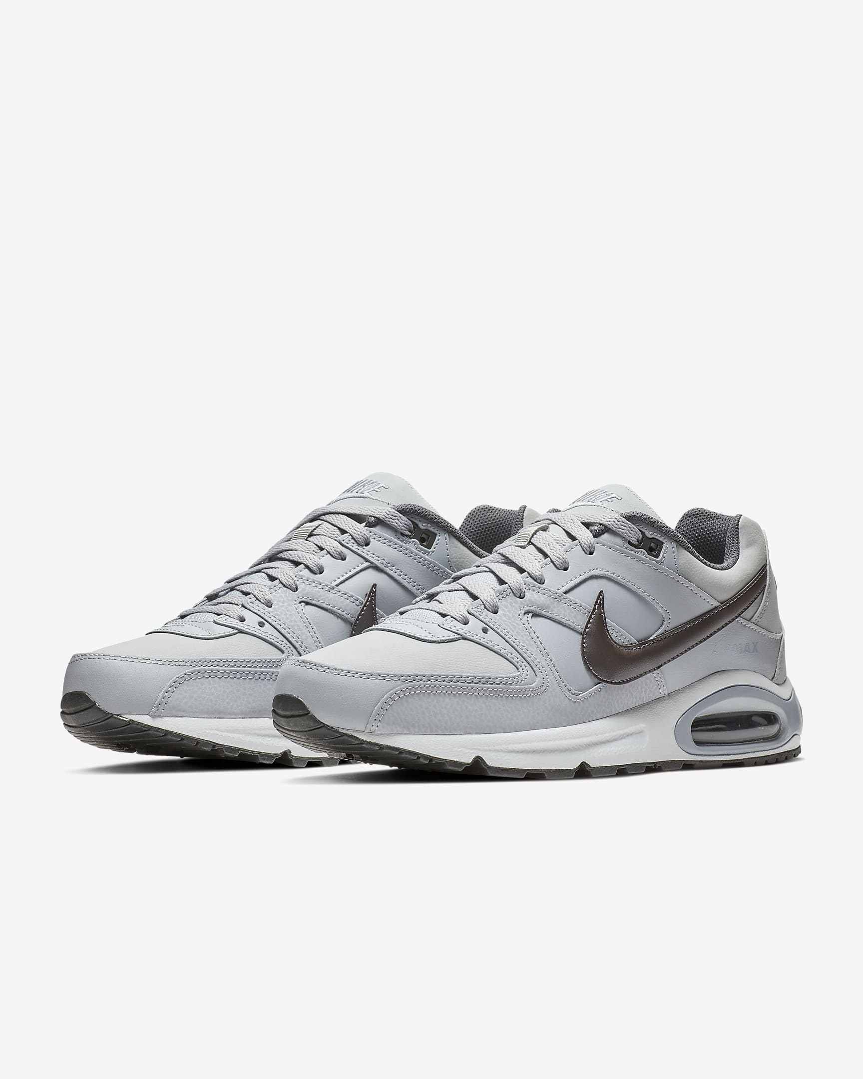 Nike Air Max Command sko til herre - Wolf Grey/Svart/Hvit/Metallic Dark Grey