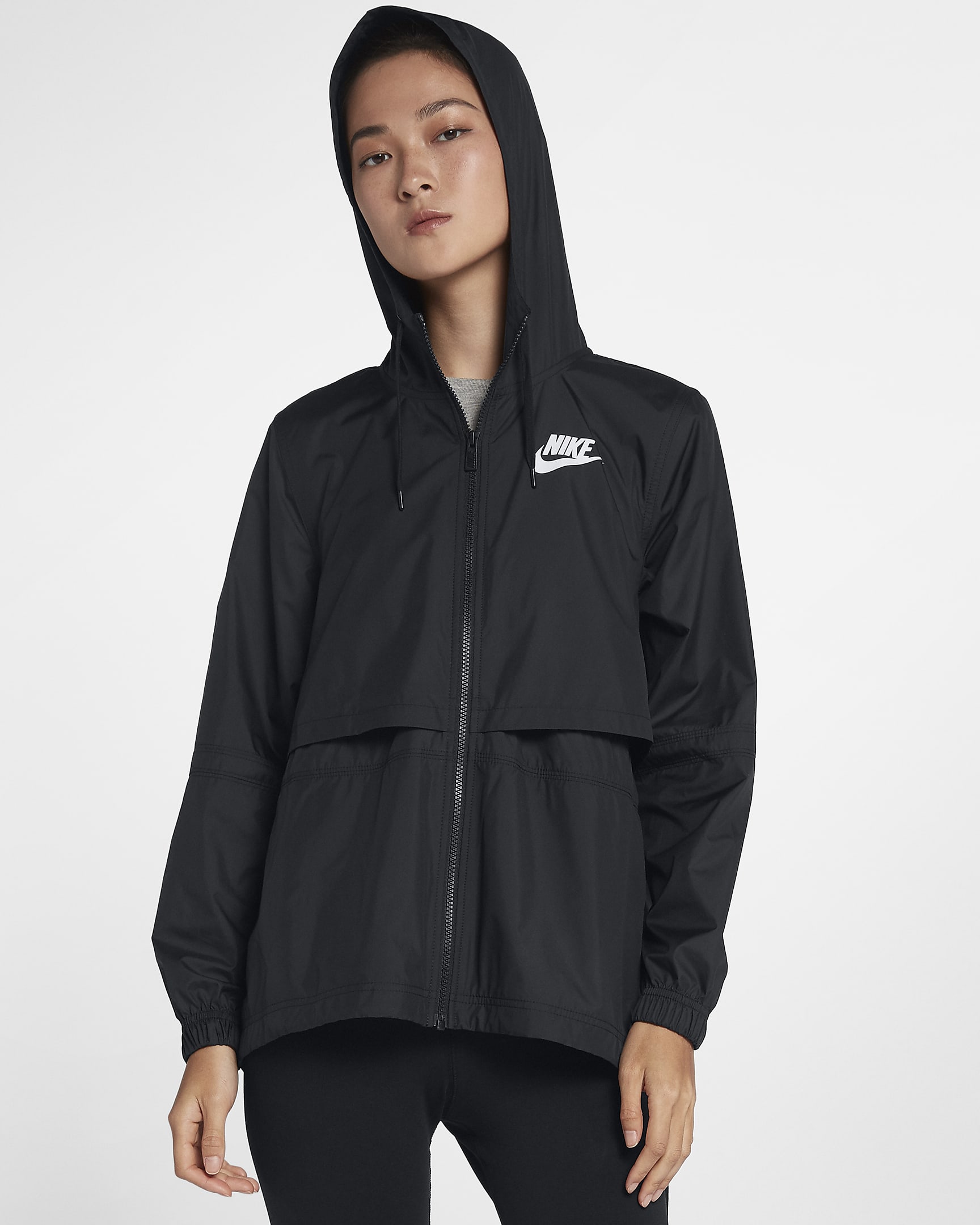 Nike Sportswear Repel Women's Woven Jacket - Black/Black/Black/White