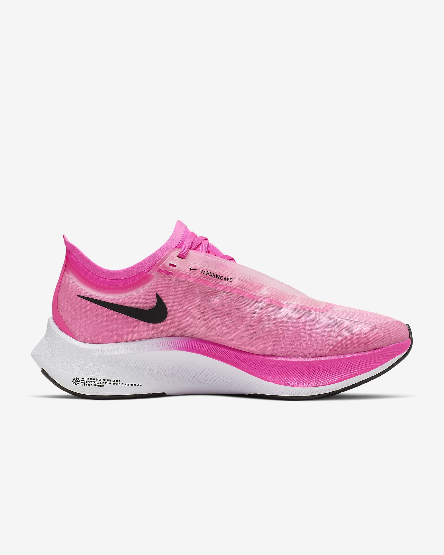 Nike Zoom Fly 3 Women's Road Running Shoes - Pink Blast/Atmosphere Grey/White/True Berry