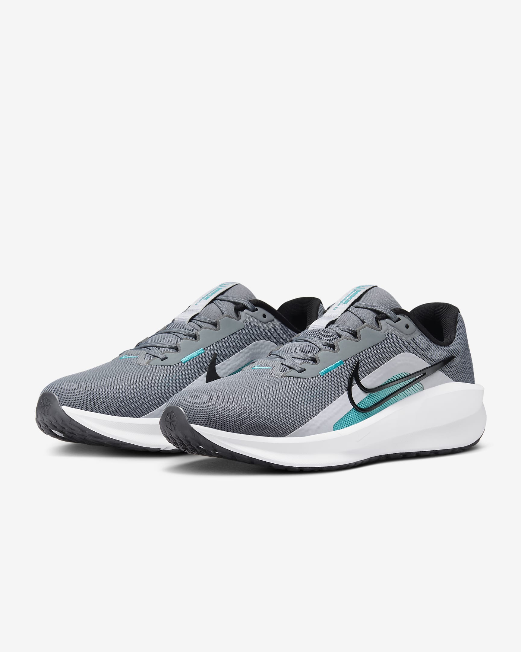 Nike Downshifter 13 Men's Road Running Shoes - Cool Grey/Dusty Cactus/Pure Platinum/Black