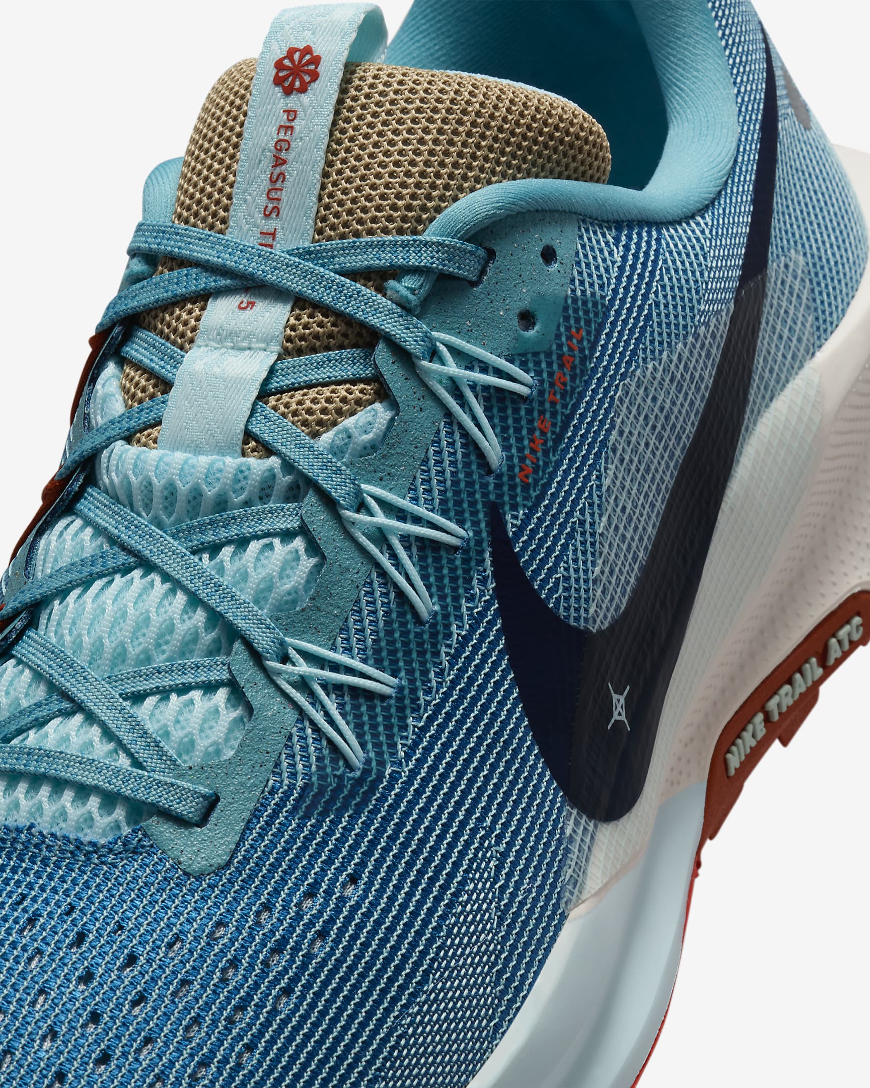 Nike Pegasus Trail 5 Zapatillas de trail running - Hombre - Denim Turquoise/Glacier Blue/Vintage Coral/Midnight Navy