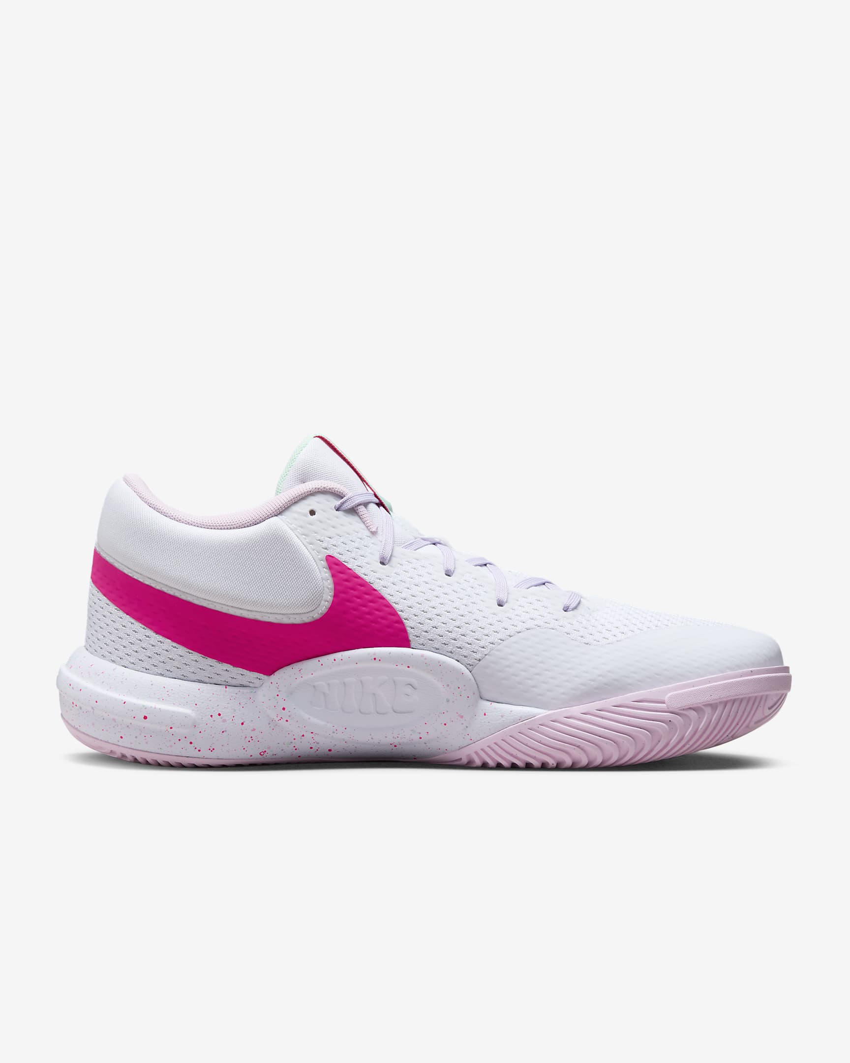 Nike Hyperquick SE Volleyball Shoes - White/Violet Mist/Mint Foam/Pink Foam