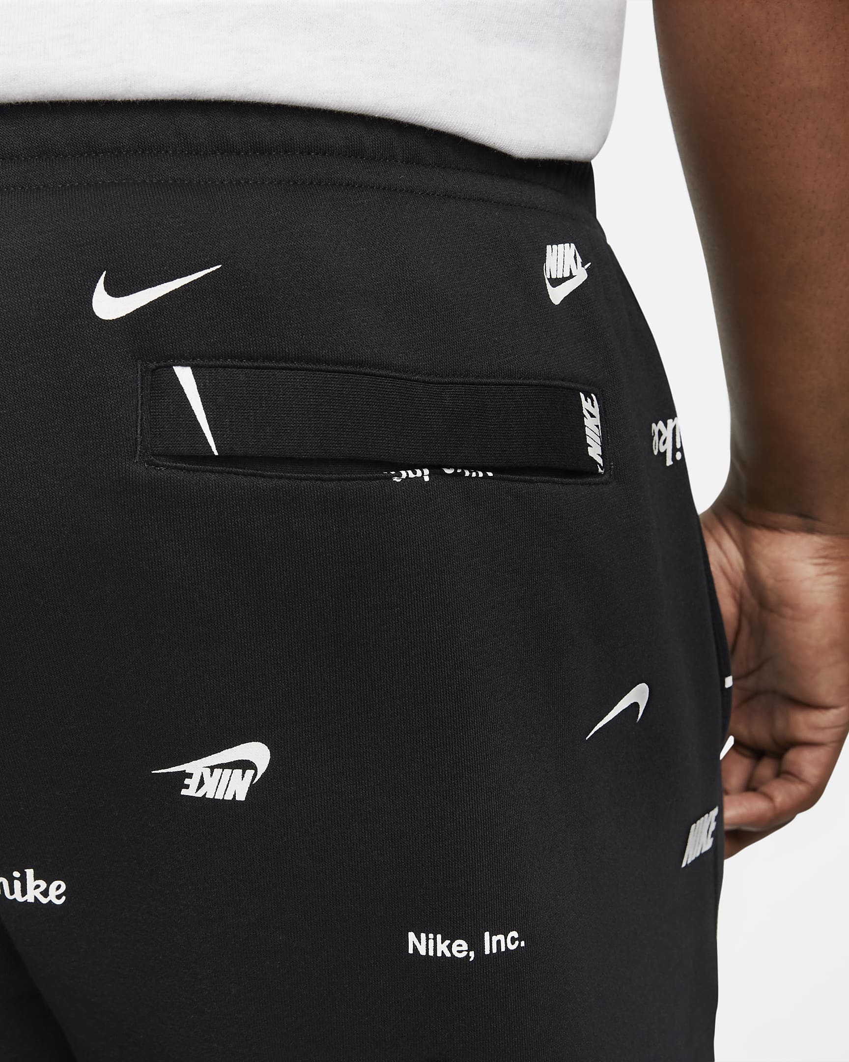 Nike Club Fleece Men's BrushedBack Allover Print Joggers.
