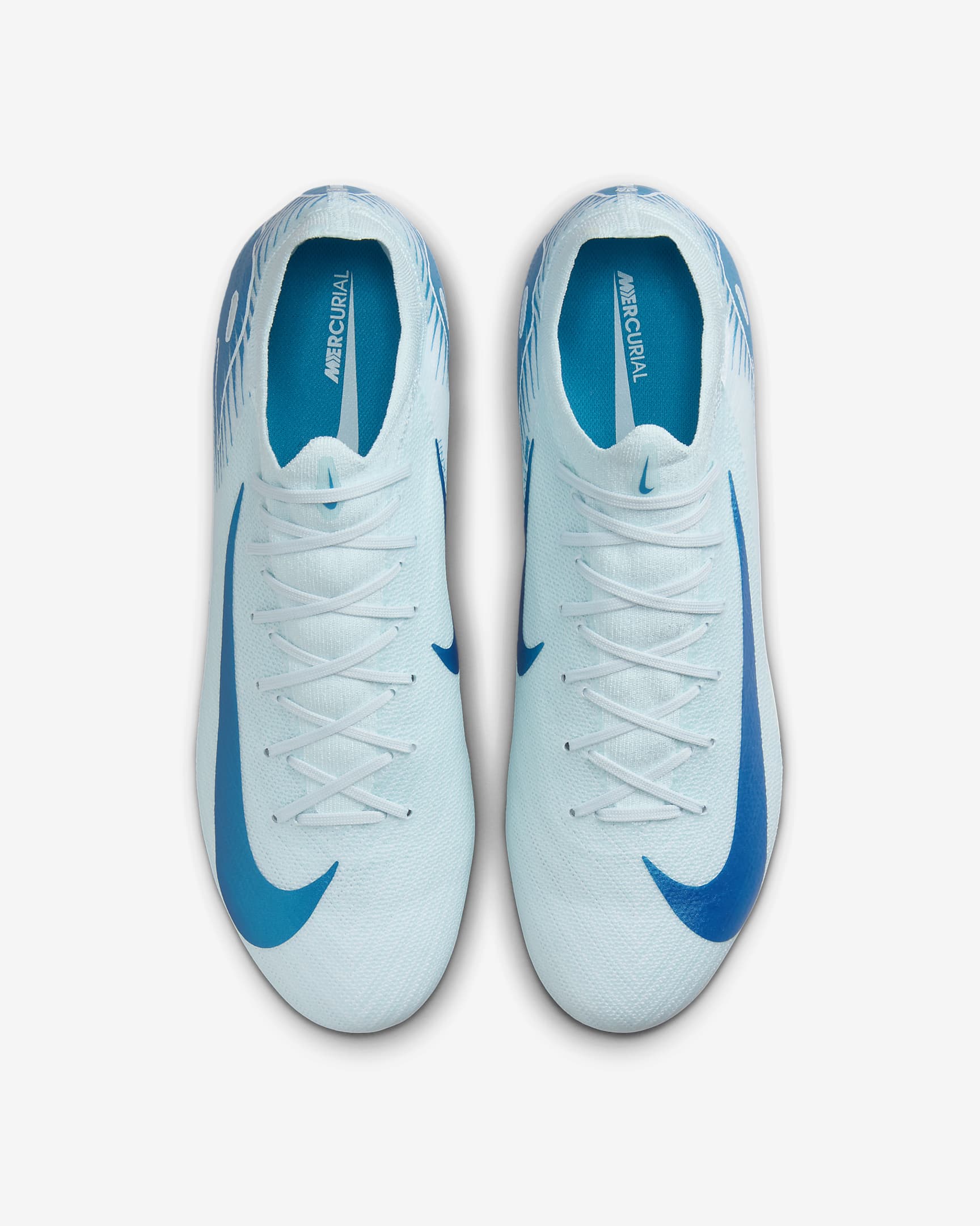 Nike Mercurial Vapor 16 Pro low top voetbalschoenen (stevige ondergronden) - Glacier Blue/Blue Orbit