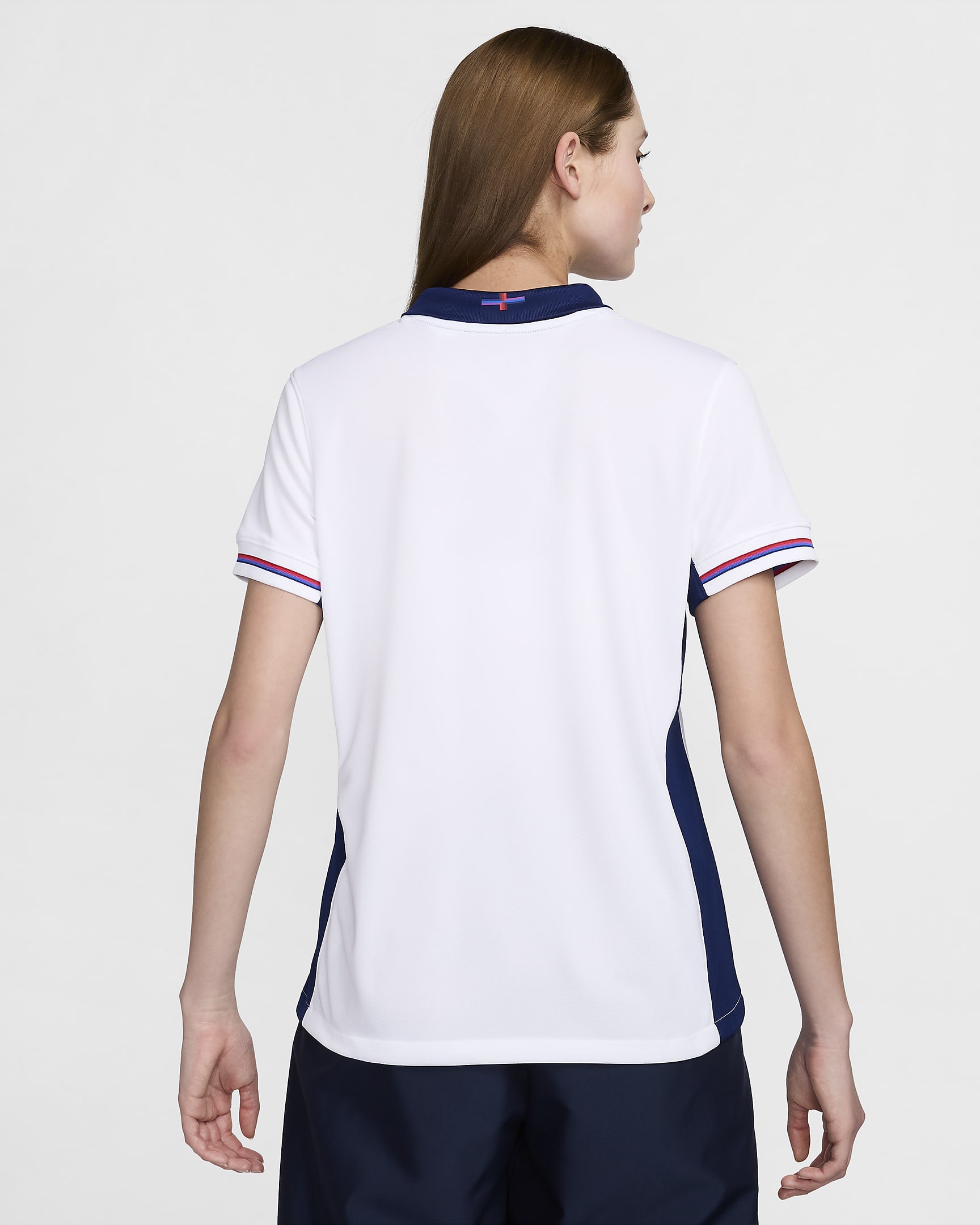 Engeland (vrouwenelftal) 2024/25 Stadium Thuis Nike Dri-FIT replicavoetbalshirt voor dames - Wit/Wit/Blue Void