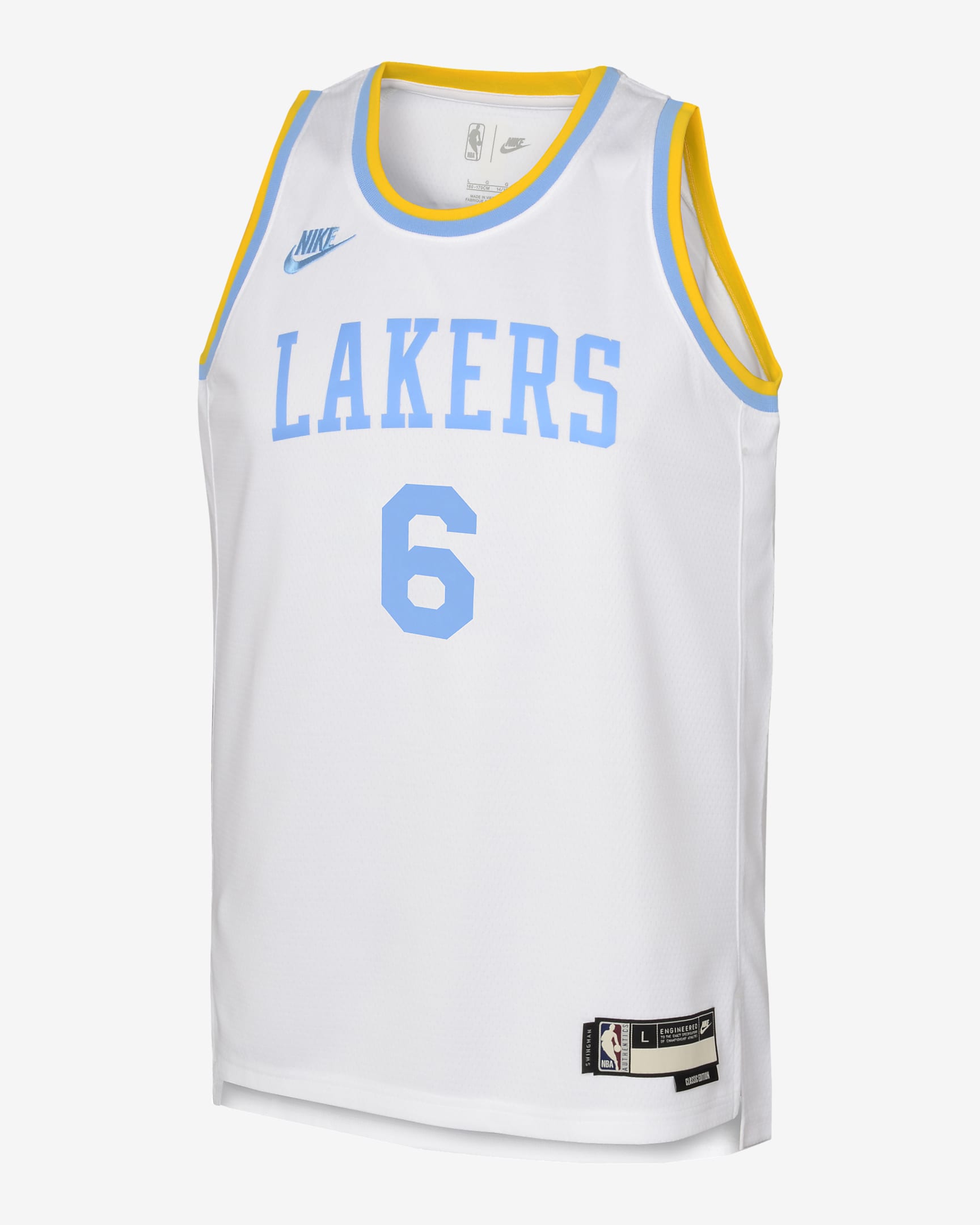 LeBron James Los Angeles Lakers Older Kids' Nike Dri-FIT NBA Swingman ...