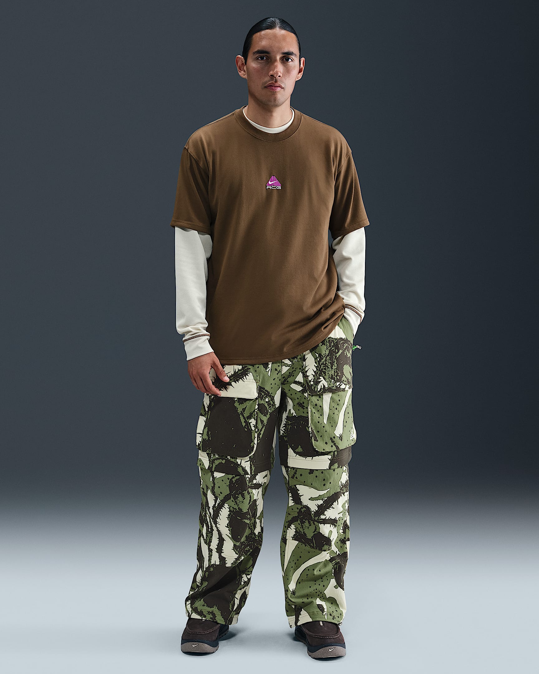 Nike ACG "Smith Summit" Men's Cargo Zip Pants - Light Khaki/Mosswood Brown/Summit White