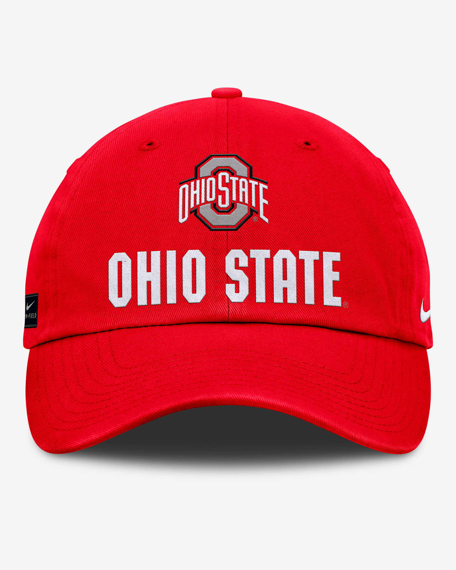 Ohio State Sideline Club Gameday Men's Nike College Adjustable Hat - Red