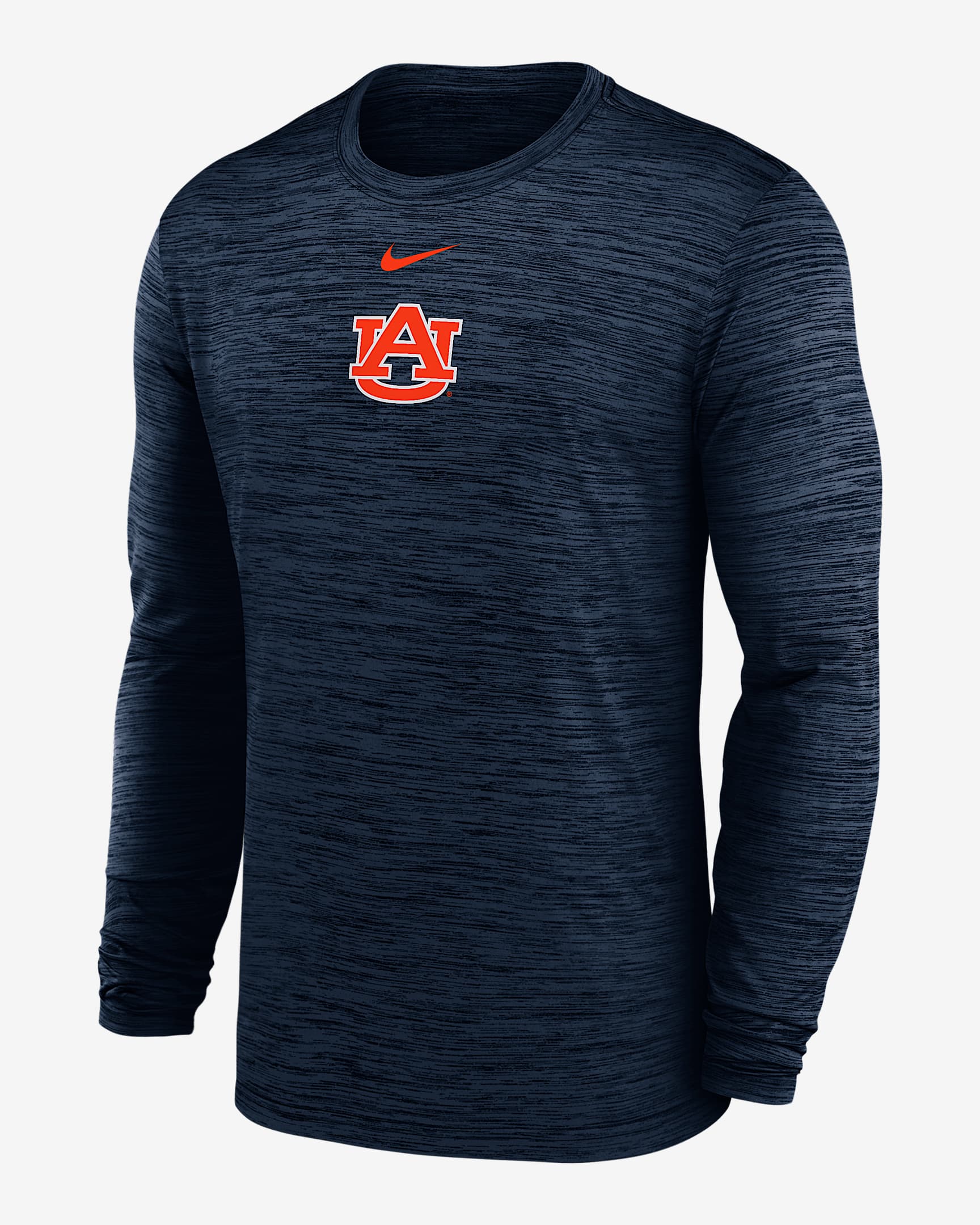Auburn Sideline Velocity Men's Nike Dri-FIT College Long-Sleeve T-Shirt - Navy
