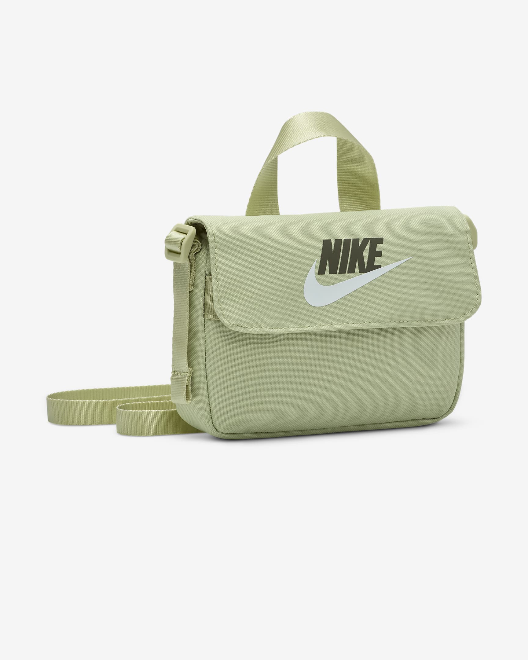 กระเป๋าเด็กแบบพาดลำตัว Nike (1 ล.) - Olive Aura/Olive Aura/ขาว