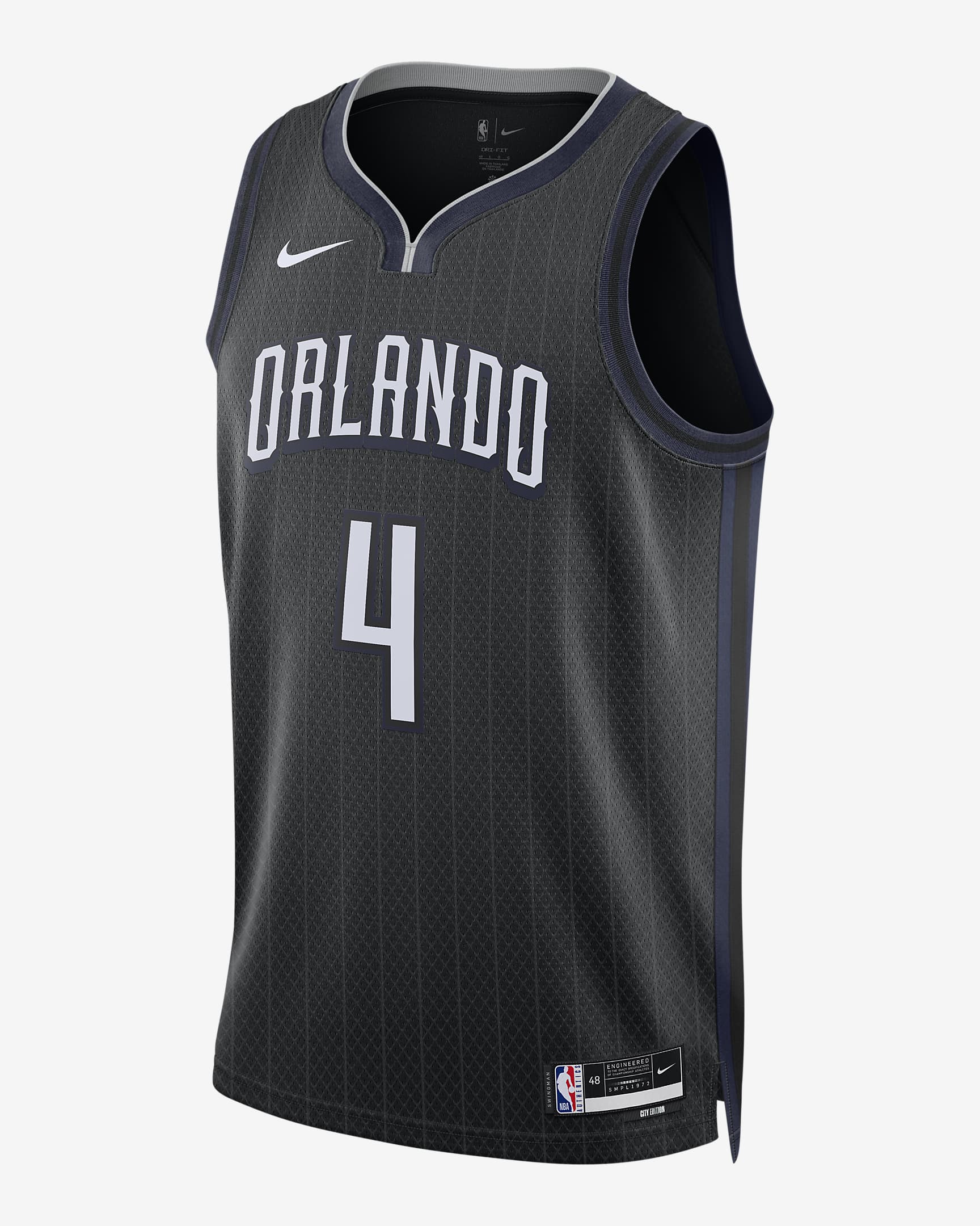 Jersey Swingman de la NBA Nike Dri-FIT Jalen Suggs Orlando Magic City ...