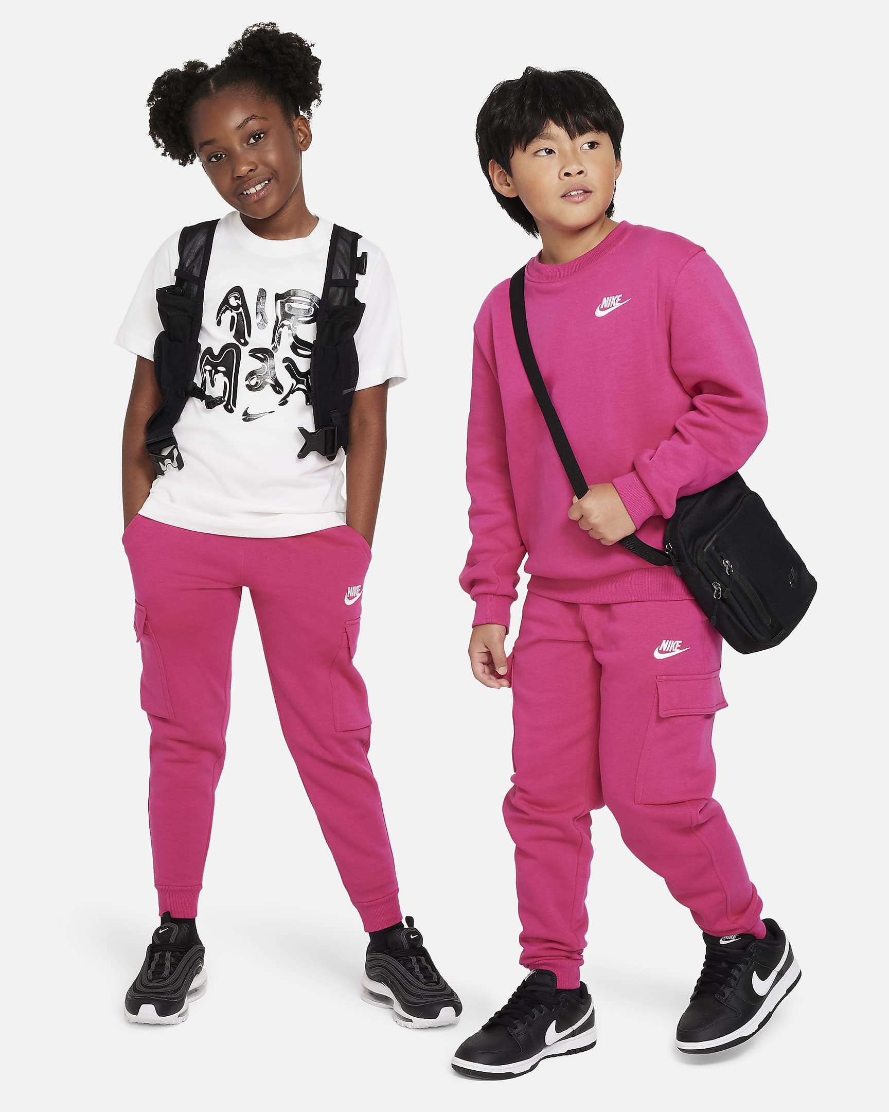 Nike Sportswear Club Fleece Big Kids' Cargo Pants. Nike.com