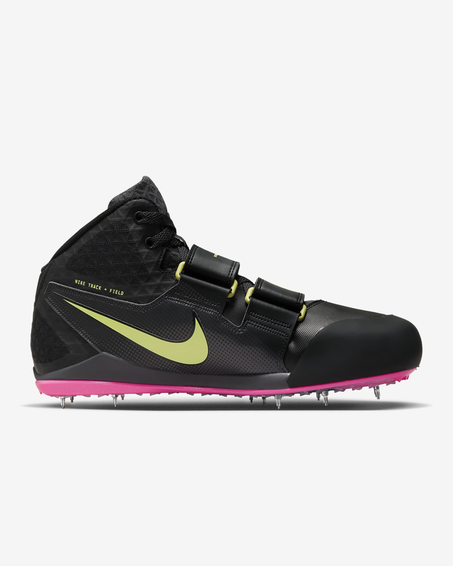 Nike Zoom Javelin Elite 3 Atletizm Atış Yapma Ayakkabısı - Siyah/Anthracite/Light Lemon Twist/Fierce Pink