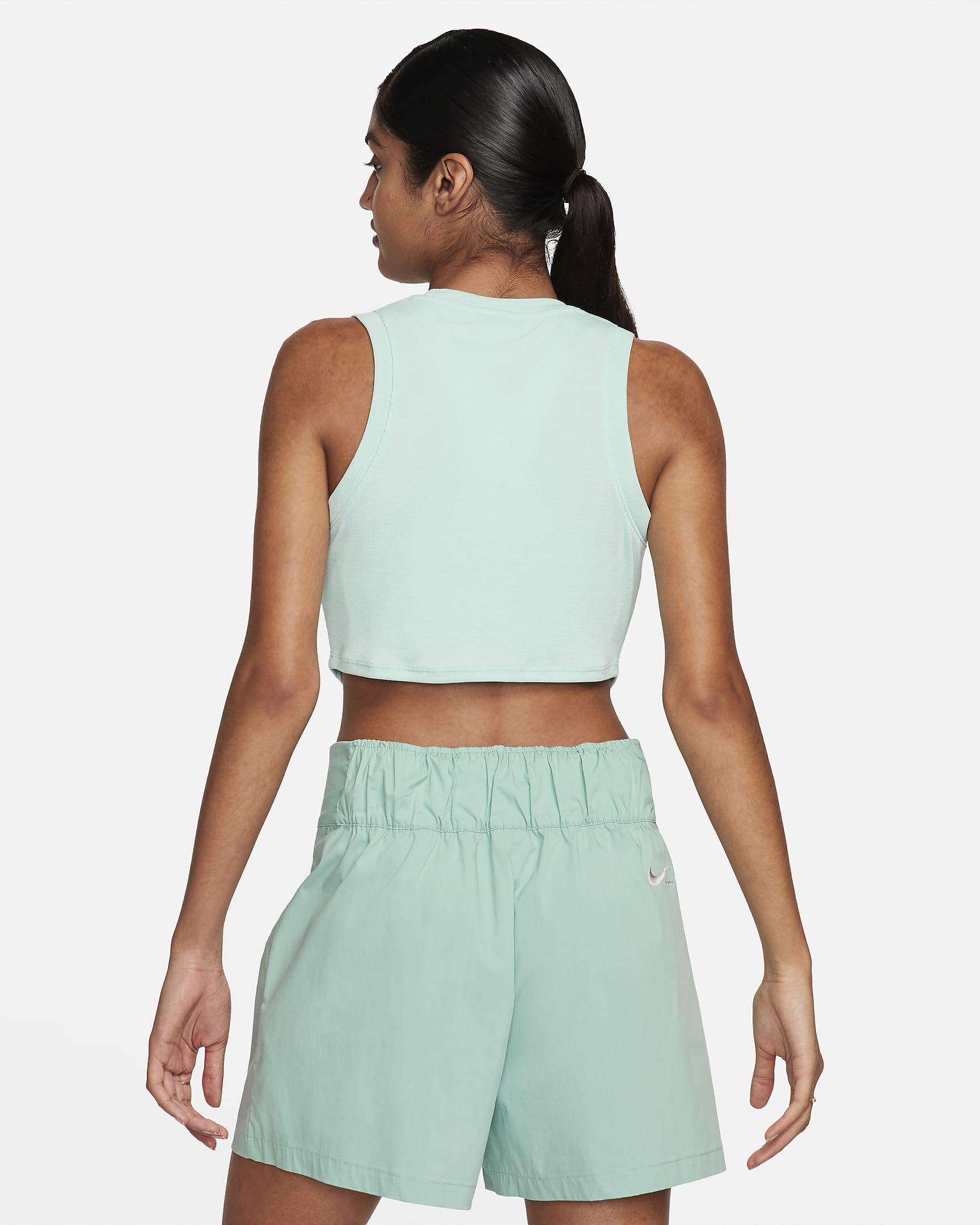 Nike Sportswear Chill Knit Women's Tight Cropped Mini-Rib Tank. Nike.com