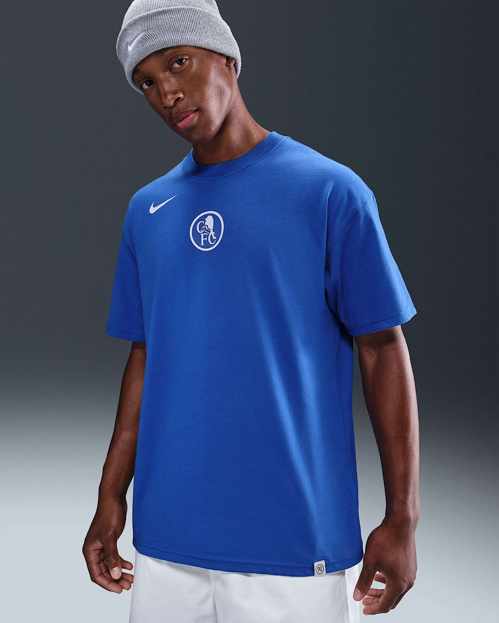 Chelsea FC Nike Total 90-fodbold-T-shirt til mænd - Game Royal