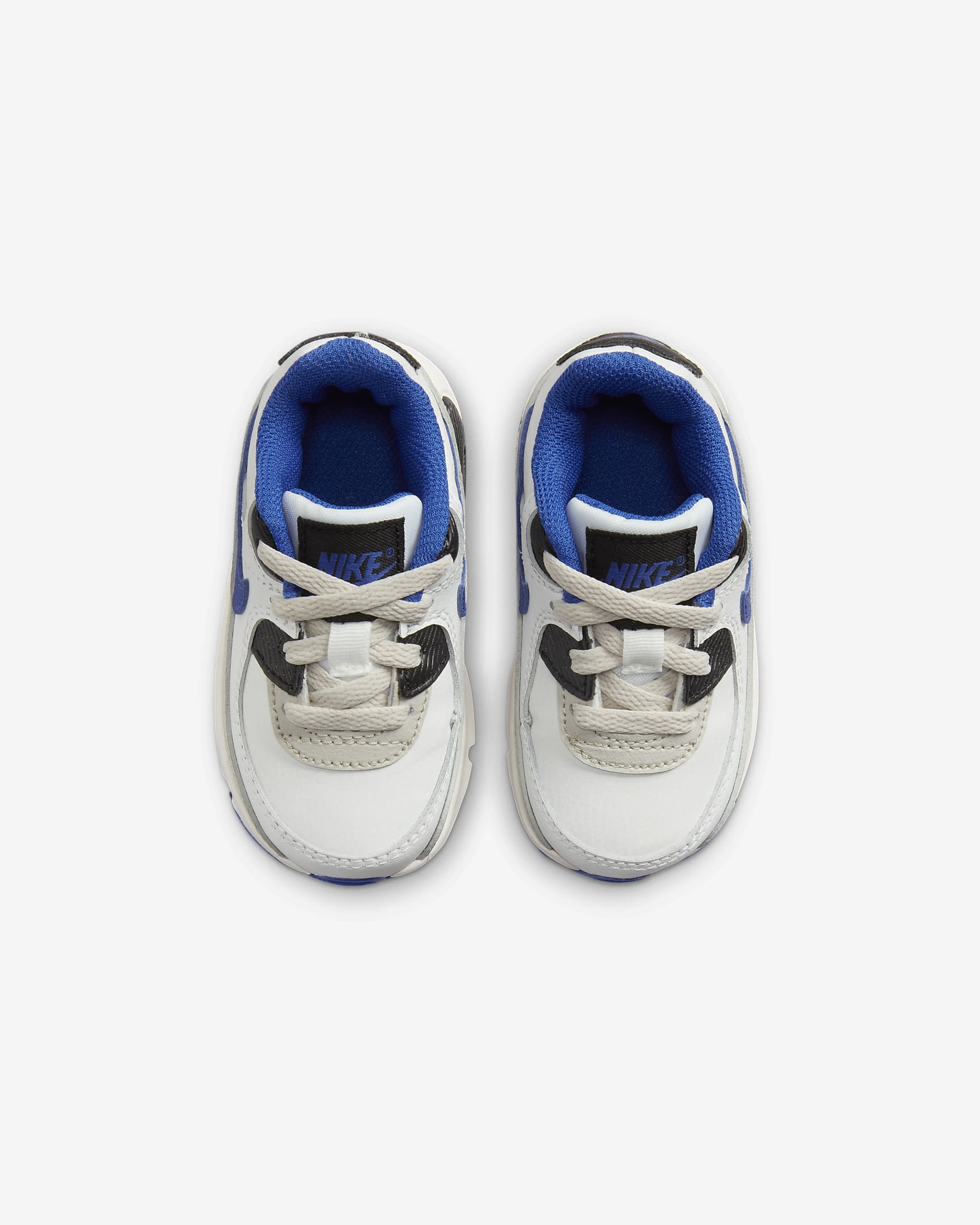 nike boots blue and white