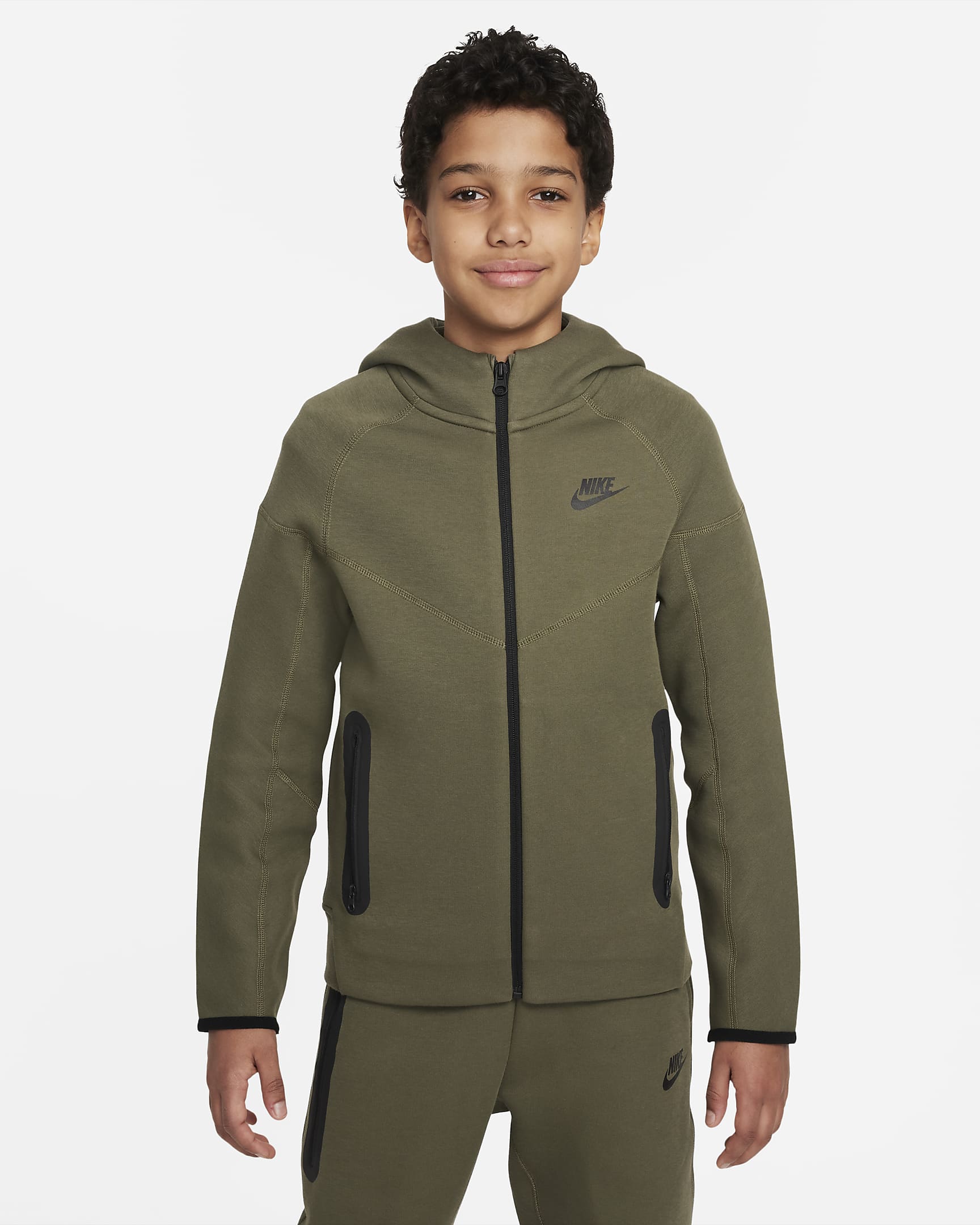 Nike Sportswear Tech Fleece Older Kids' (Boys') Full-Zip Hoodie. Nike UK