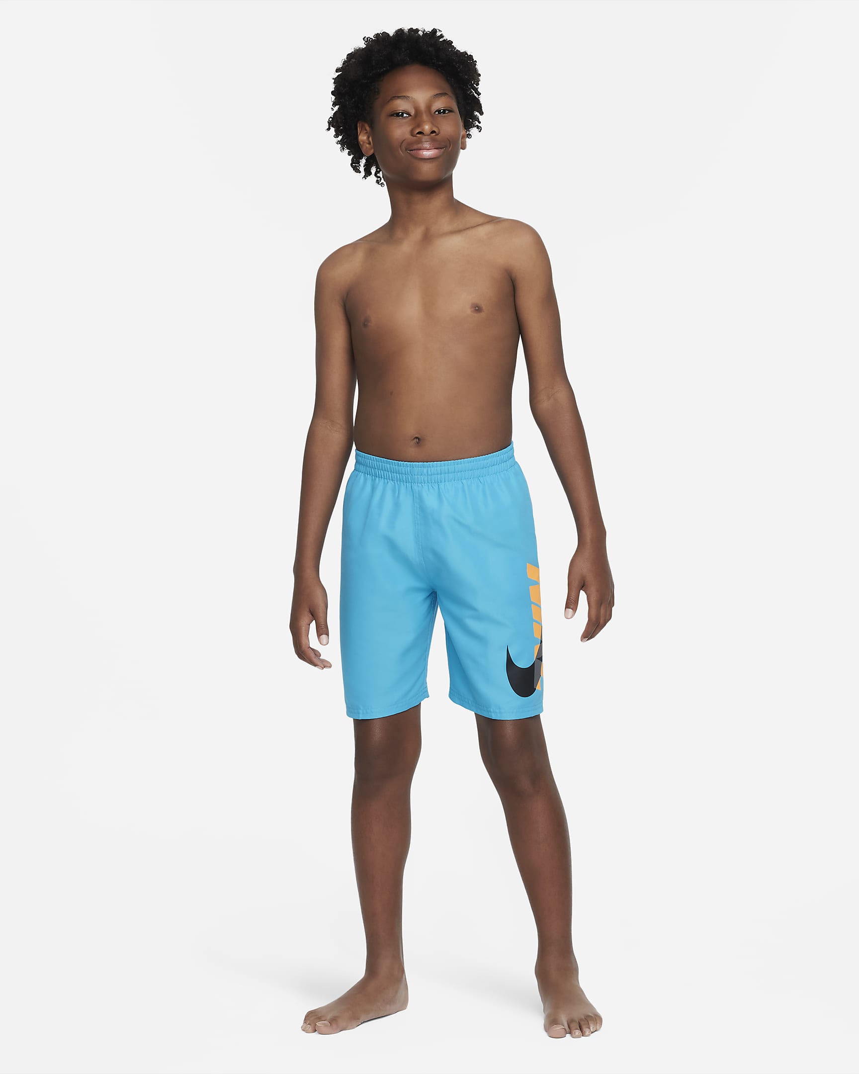 Nike Big Kids' (Boys') 7" Volley Shorts - Blue Lightning