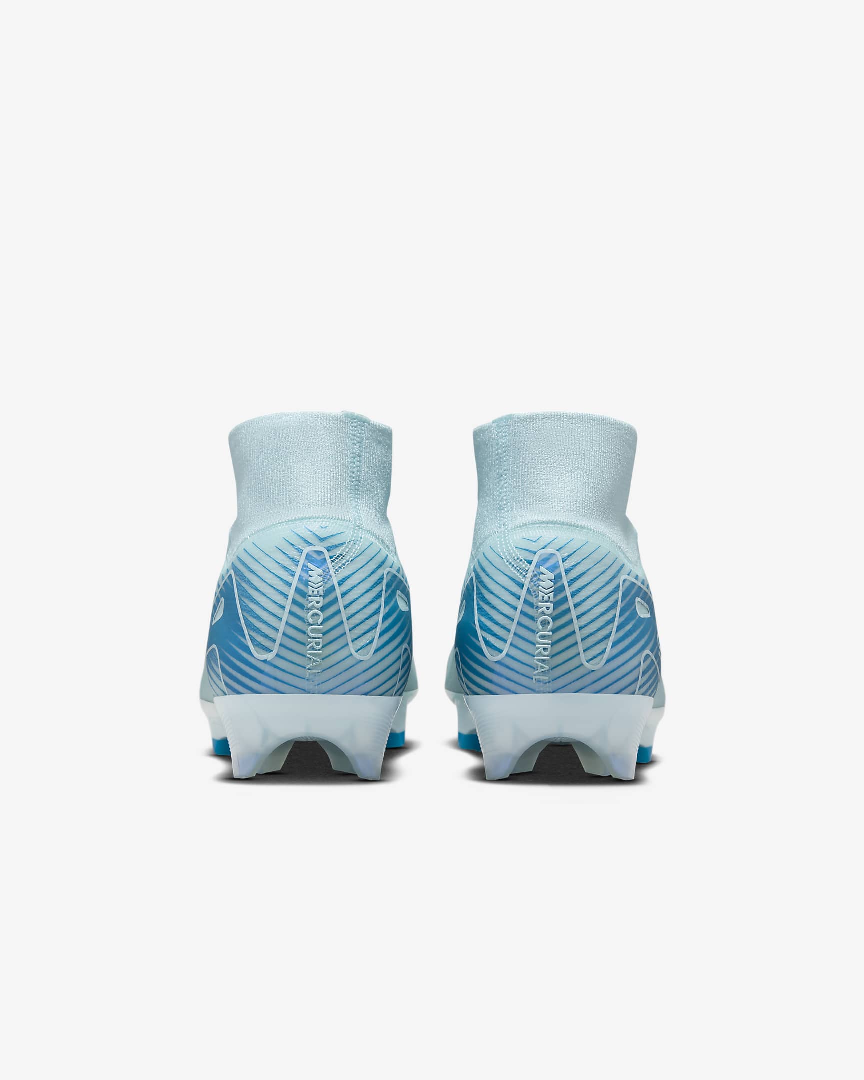 Scarpa da calcio a taglio alto FG Nike Mercurial Superfly 10 Elite - Glacier Blue/Blue Orbit