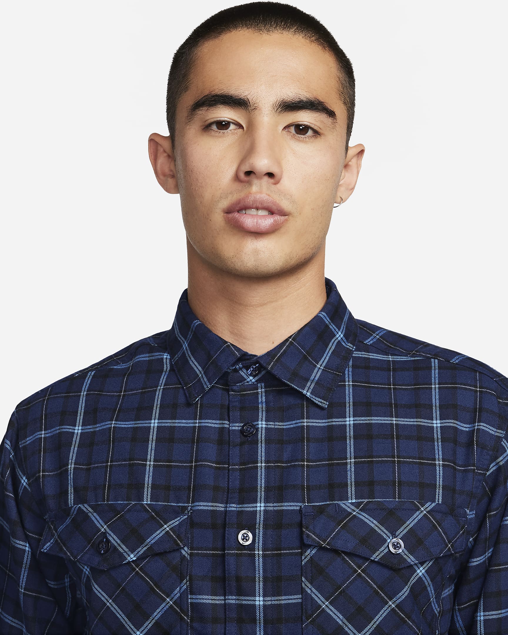 Nike SB LongSleeve Flannel Skate ButtonDown Shirt. Nike MY