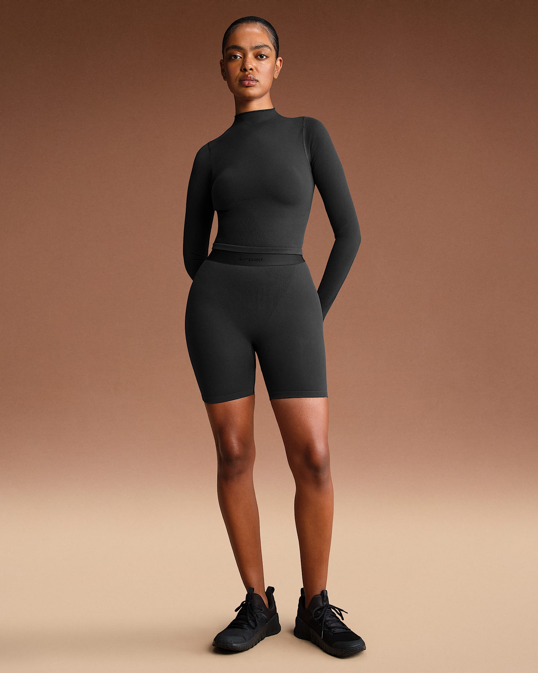 NikeSKIMS Vintage Seamless Women's 5" Shorts - NSKM OBSIDIAN