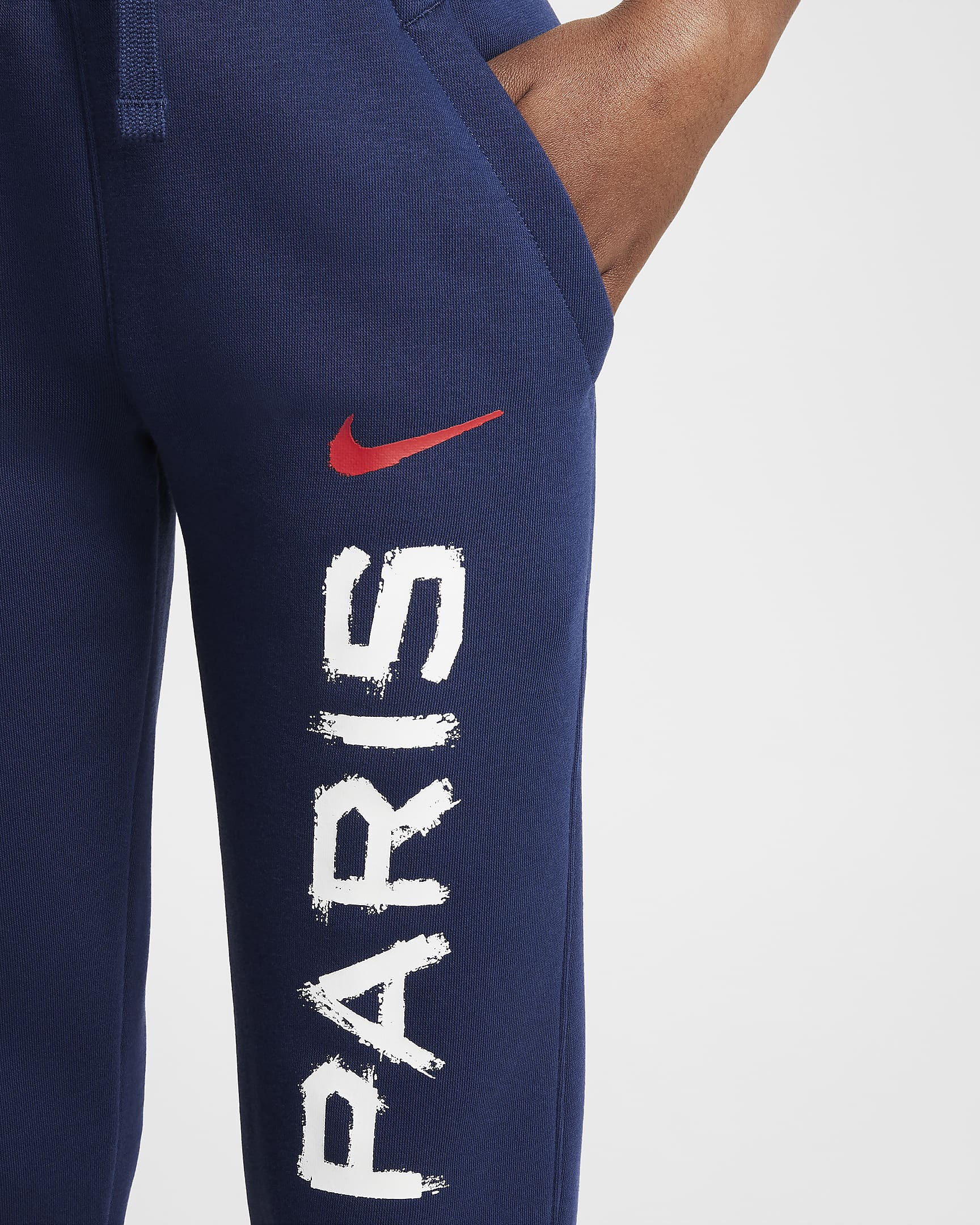 Paris Saint-Germain Club Fleece Nike Football Jogger (ältere Kinder, Jungen) - Midnight Navy/University Red