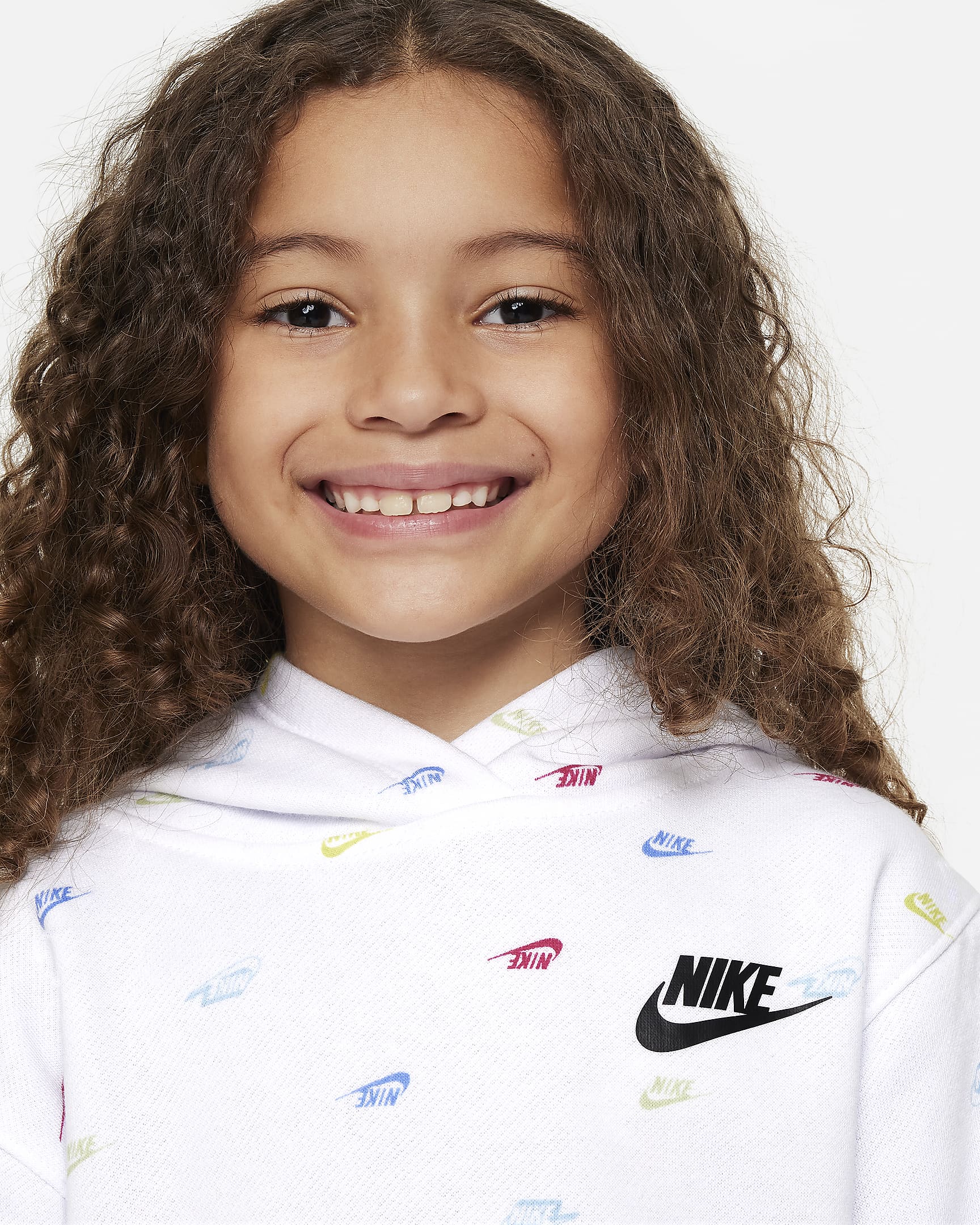 Nike Pullover Hoodie Little Kids Hoodie - White