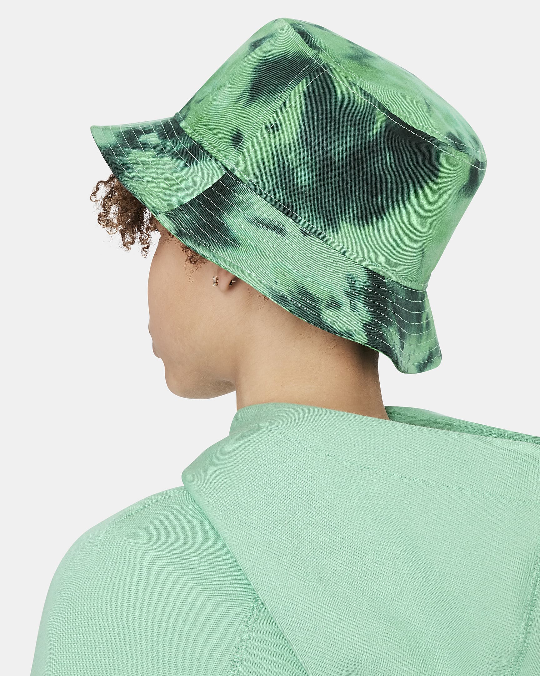 Nike Apex Bucket Hat für ältere Kinder - Spring Green/Stadium Green/Schwarz/Schwarz