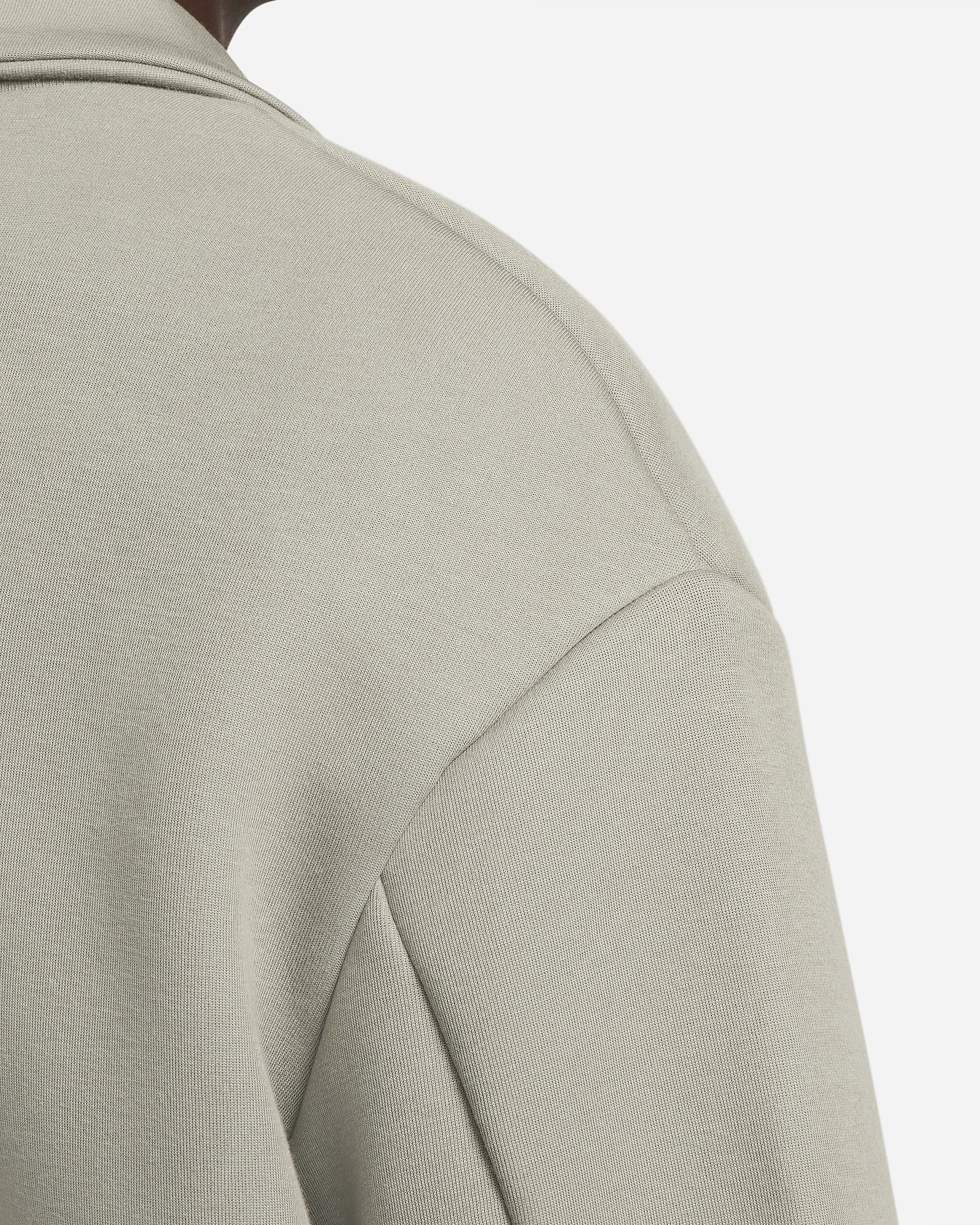 Trenchcoat Nike Sportswear Tech Fleece Reimagined med ledig passform för män  - Dark Stucco