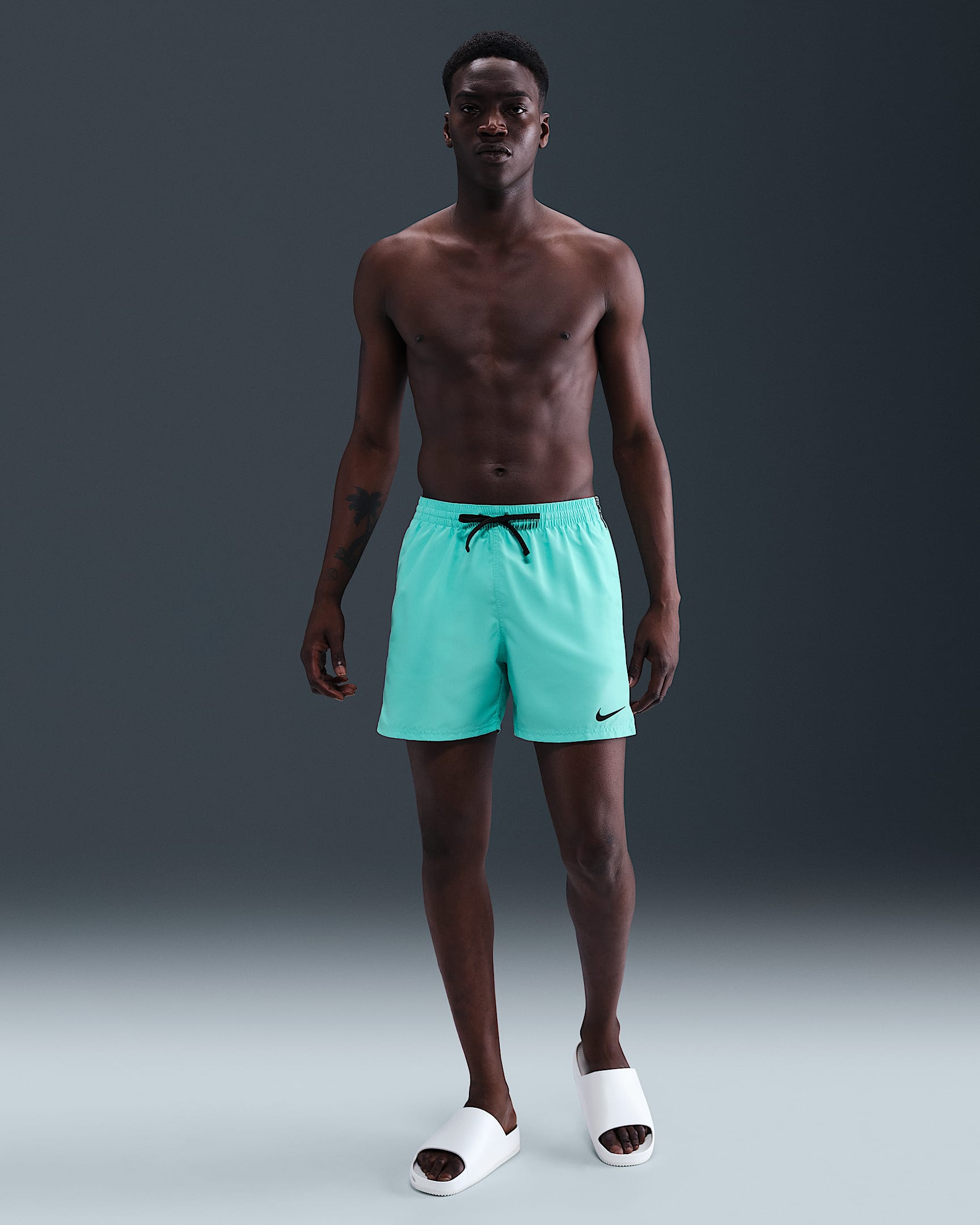 Nike Swim Men's 5" Volley Shorts - Bleached Turquoise