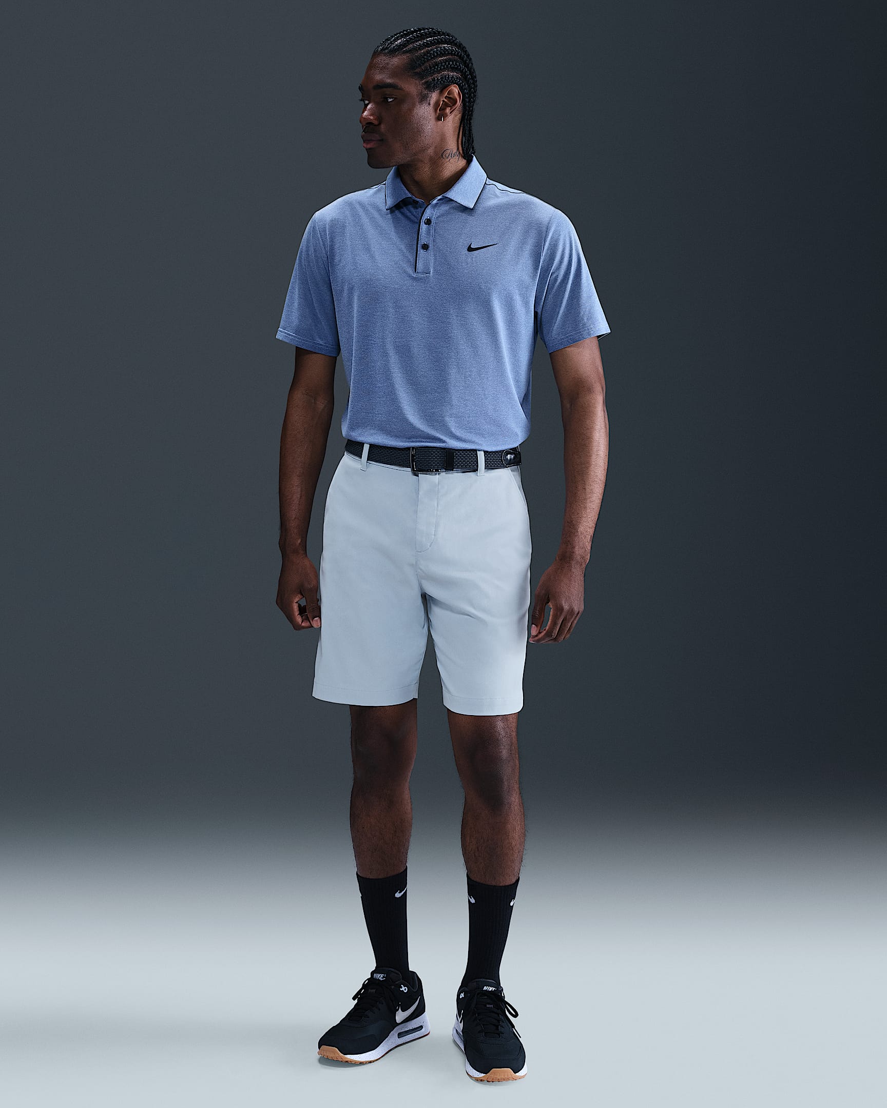 Nike Tour Men's 20cm (approx.) Chino Golf Shorts - Light Armoury Blue/Light Armoury Blue