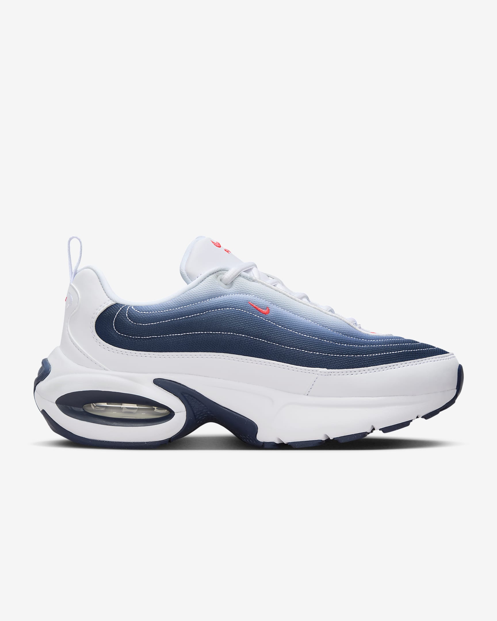 Nike Air Max Portal 女鞋 - 白色/Midnight Navy/Bright Crimson