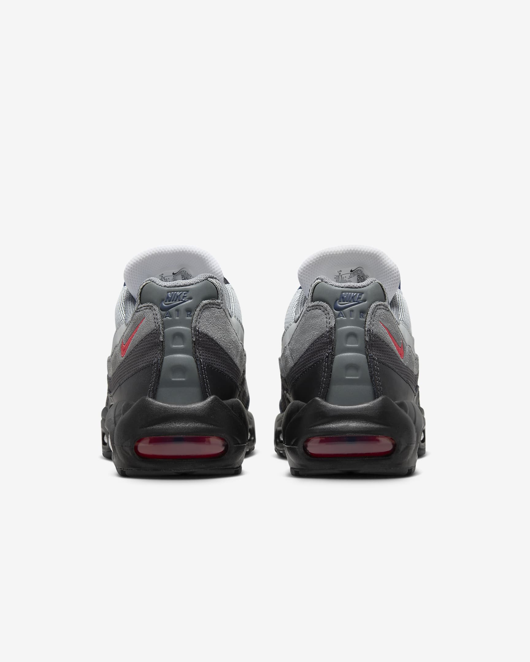 รองเท้าผู้ชาย Nike Air Max 95 - ดำ/Anthracite/Smoke Grey/Track Red