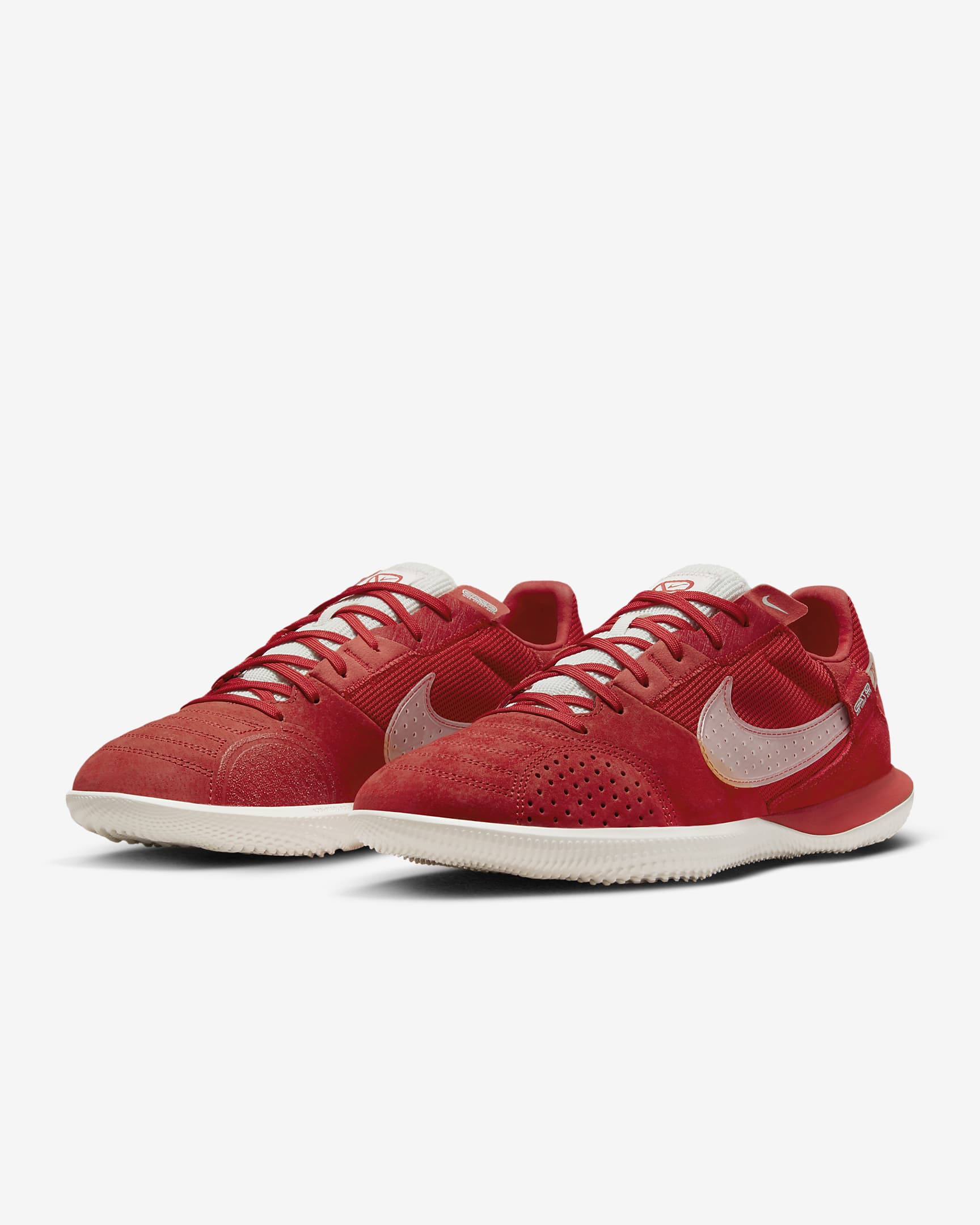 Nike Streetgato Low-Top Football Shoes - University Red/Sail/White