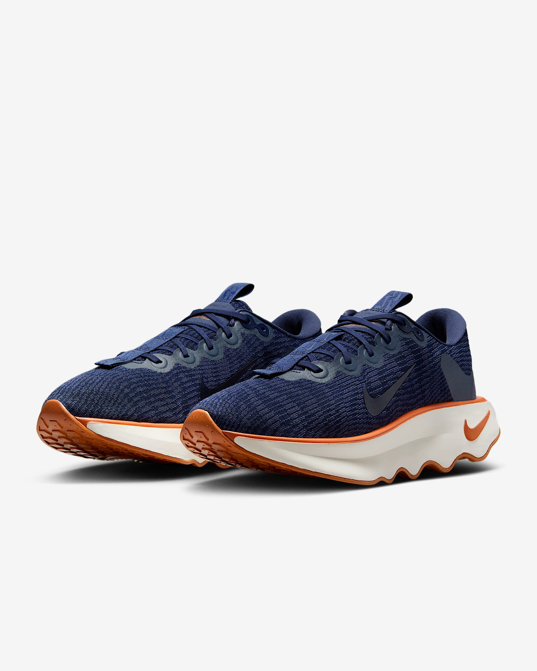 Nike Motiva Men's Walking Shoes - Thunder Blue/Midnight Navy/Healing Orange/Thunder Blue