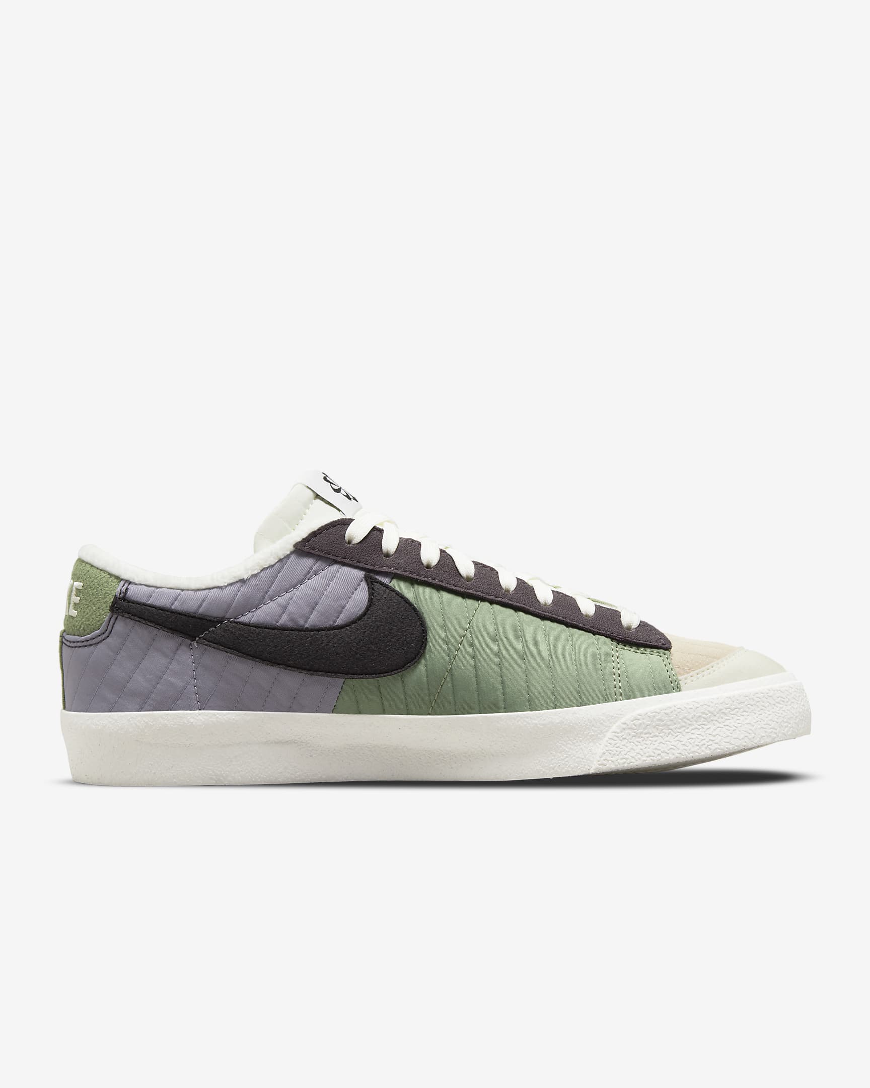 Calzado para hombre Nike Blazer Low '77 Premium - Morado cueva/Oliva medio/Ratán/Vela