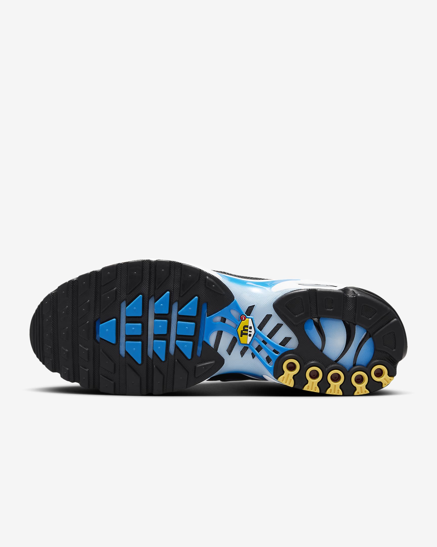 Nike Air Max Plus Herrenschuh - Light Photo Blue/Weiß/Metallic Gold/Schwarz