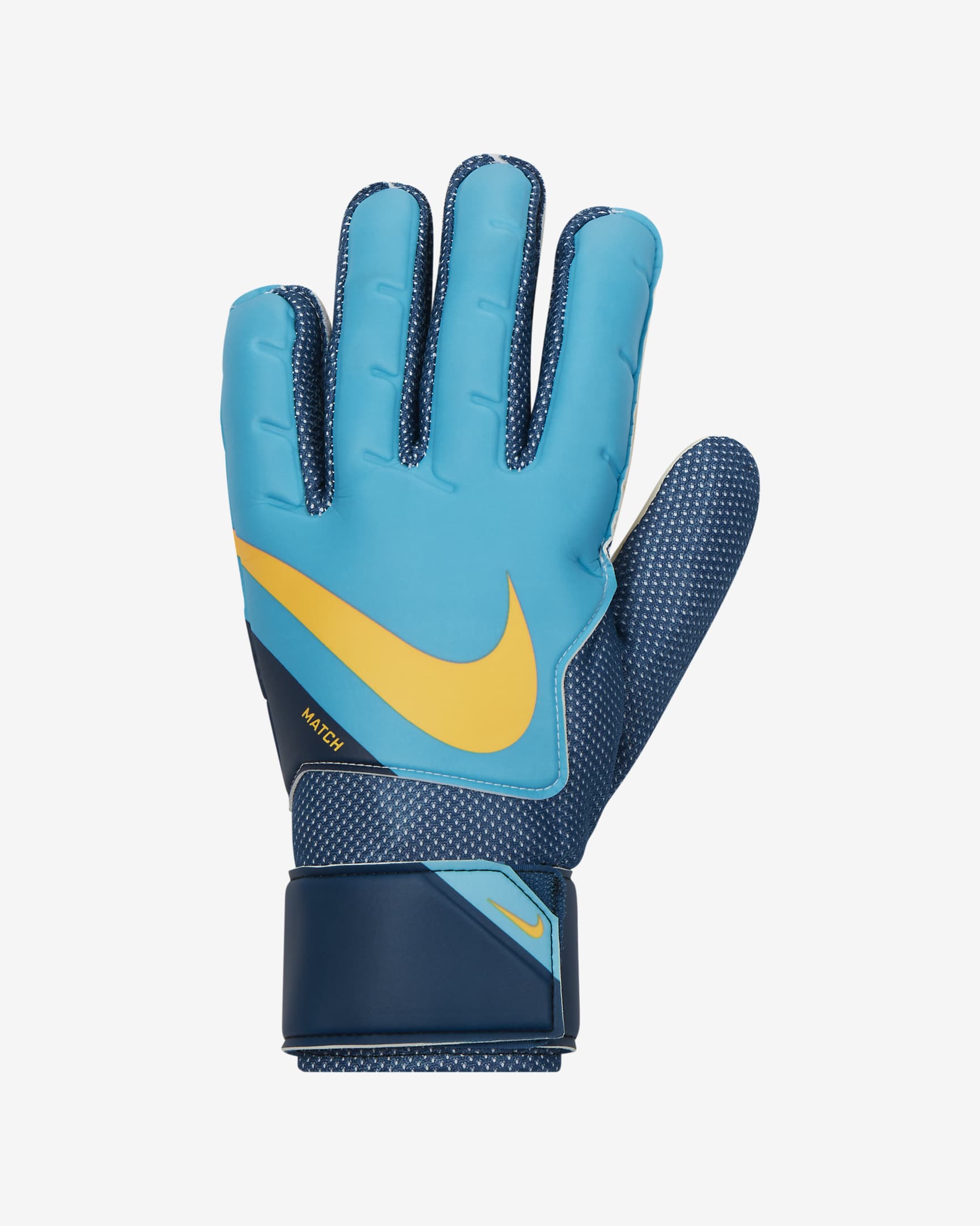 Nike Goalkeeper Match Football Gloves - Chlorine Blue/Marina/Laser Orange