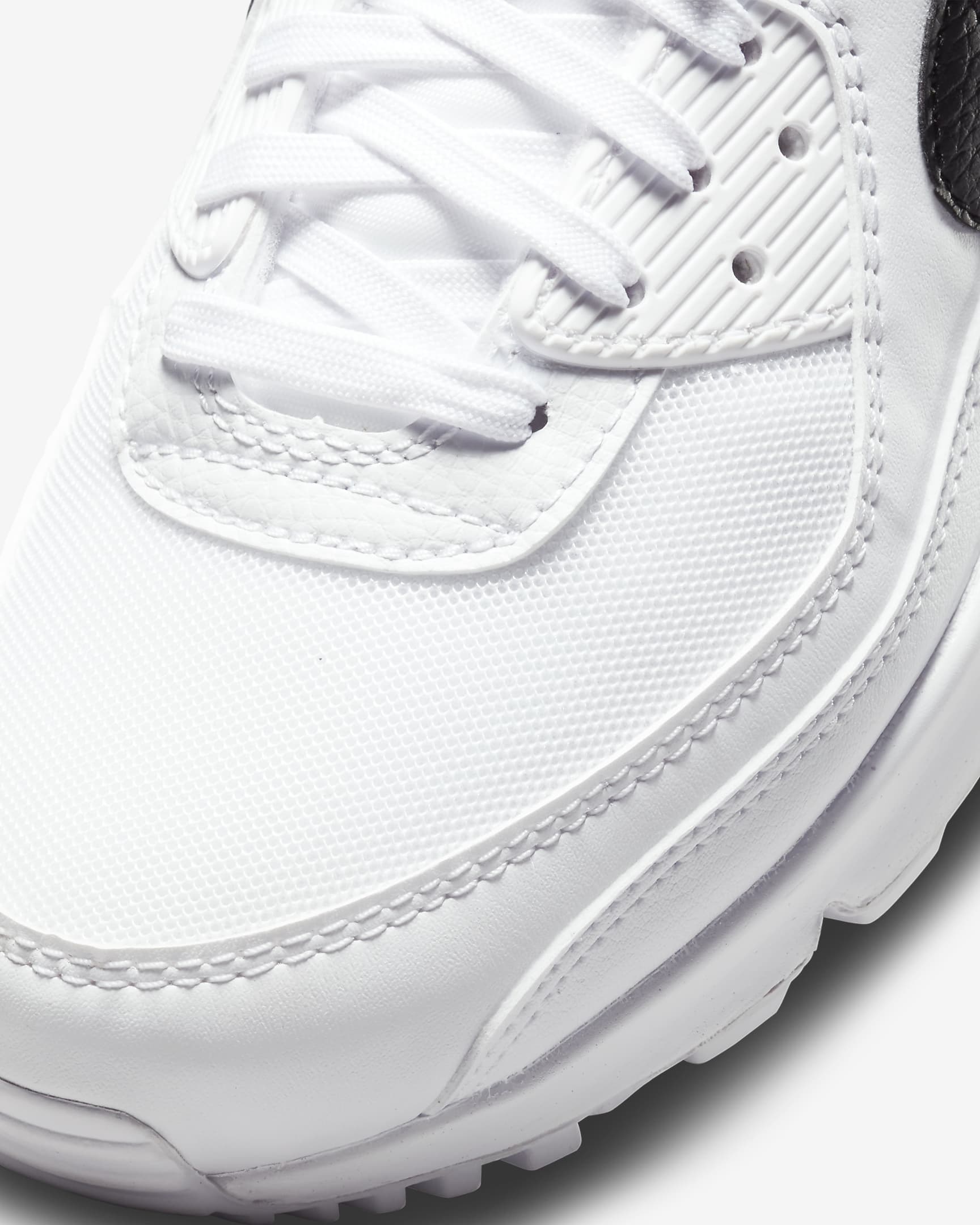 Sapatilhas Nike Air Max 90 para mulher - Branco/Branco/Preto