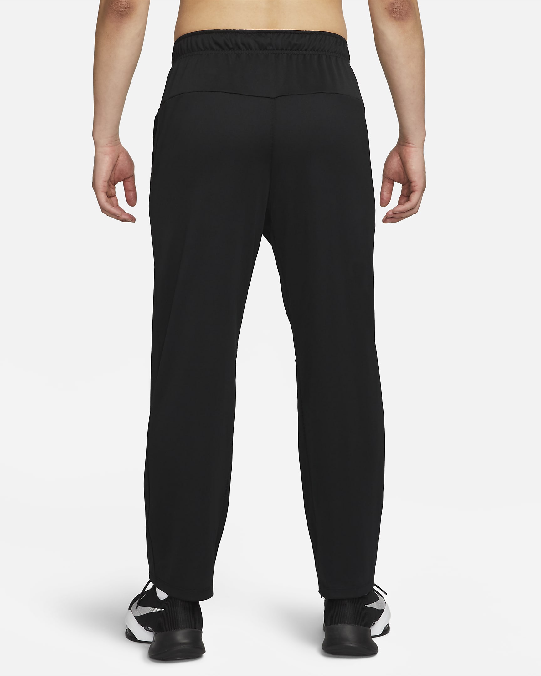 Nike Totality Men's Dri-FIT Open Hem Versatile Pants - Black/White